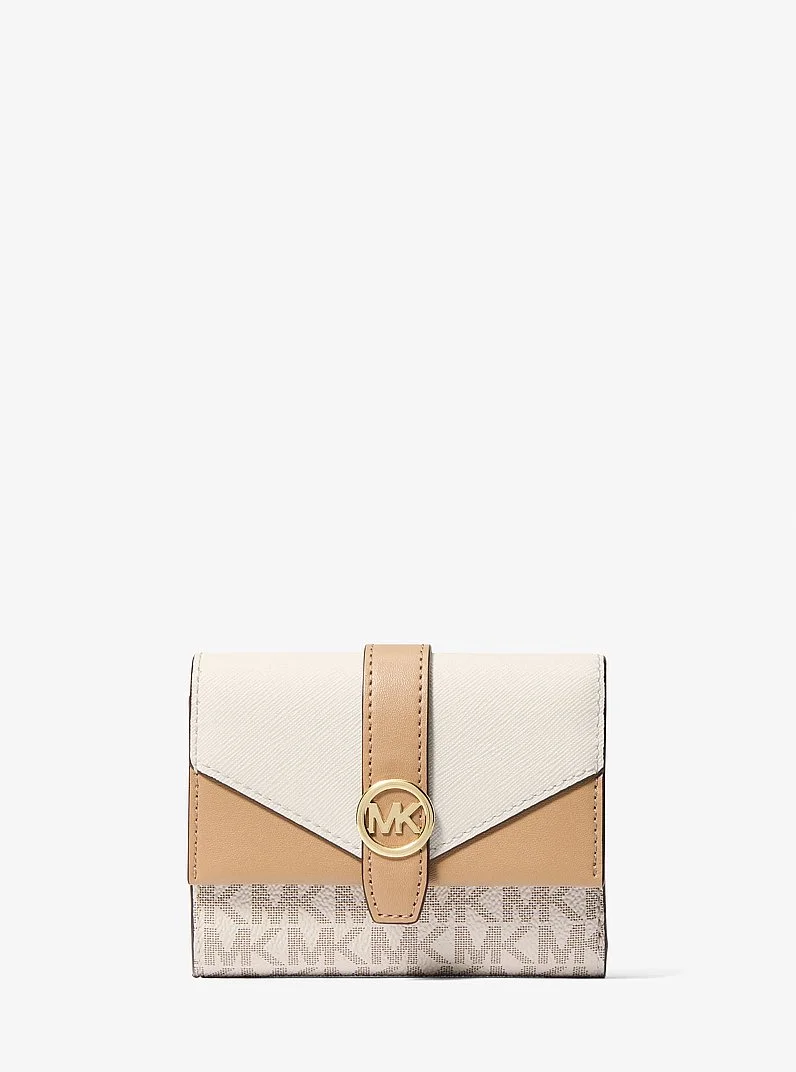Greenwich Medium Signature Logo Trifold Wallet - 1