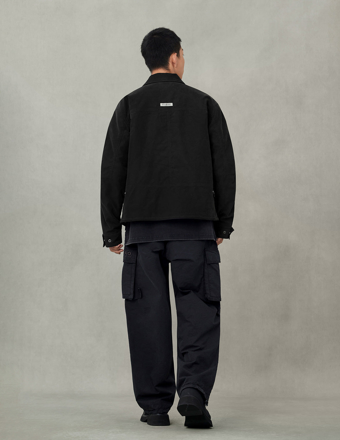 Logo Embroidery Relax Fit Padded Work Jacket - 6