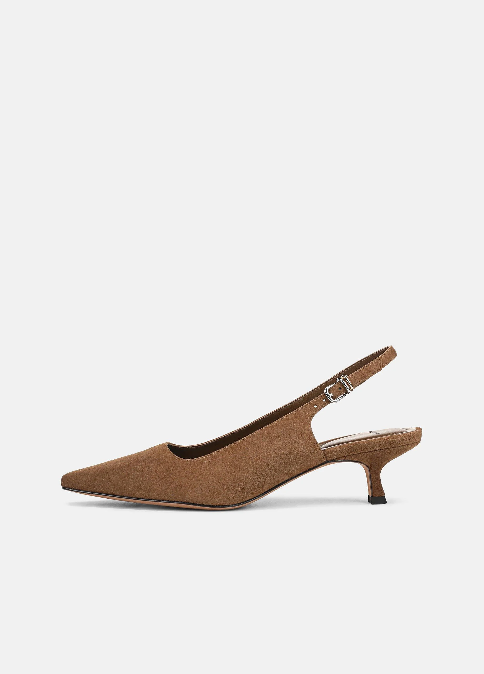 Sabra Suede Slingback Heel - 1