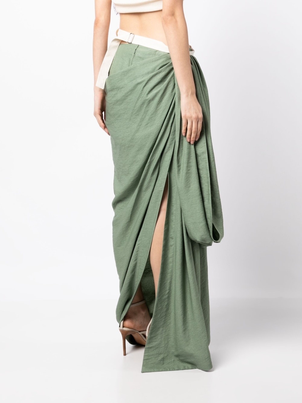 La Jupe gathered-detail maxi skirt - 4