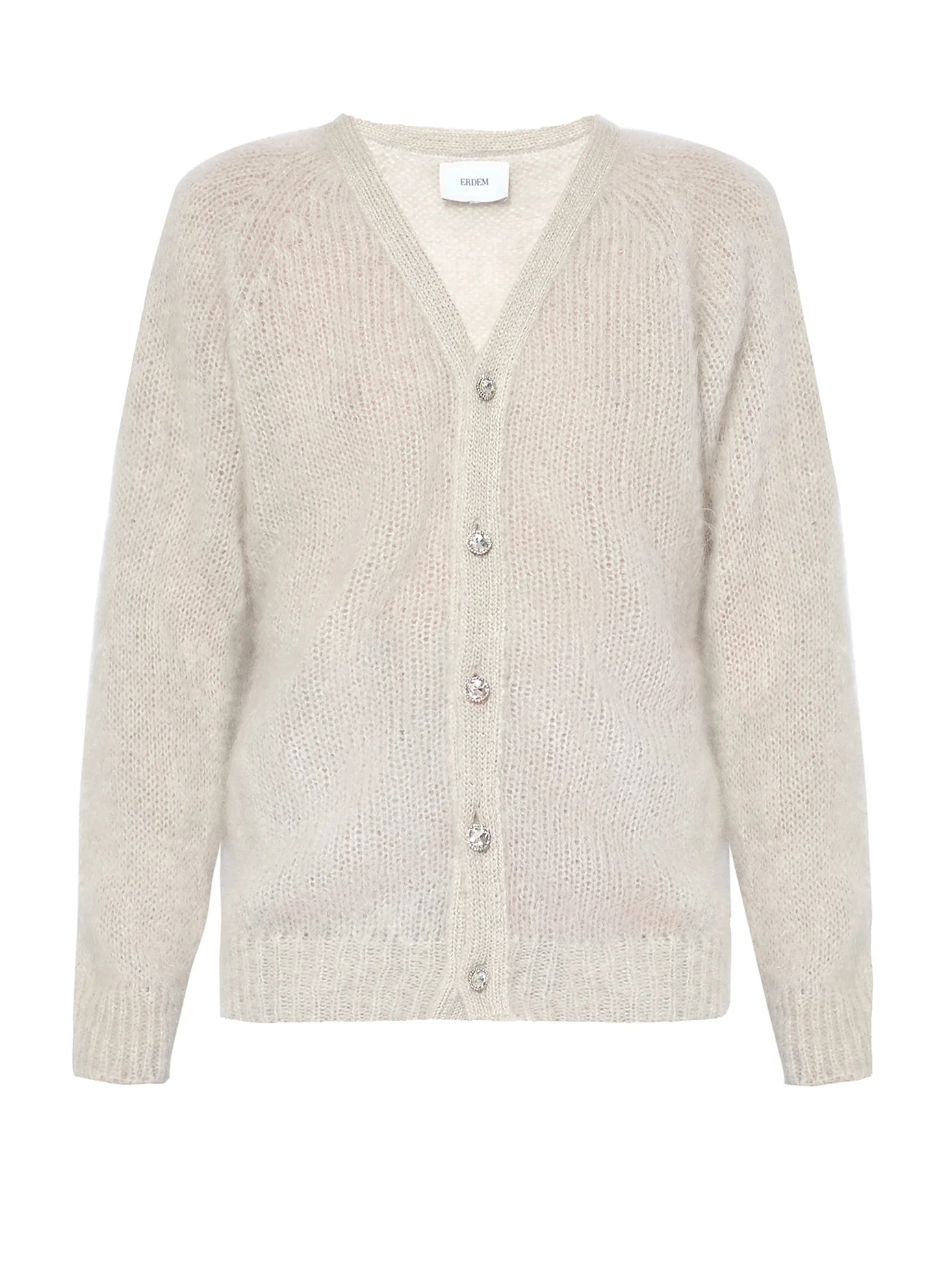 Marcilly mohair-blend cardigan - 1