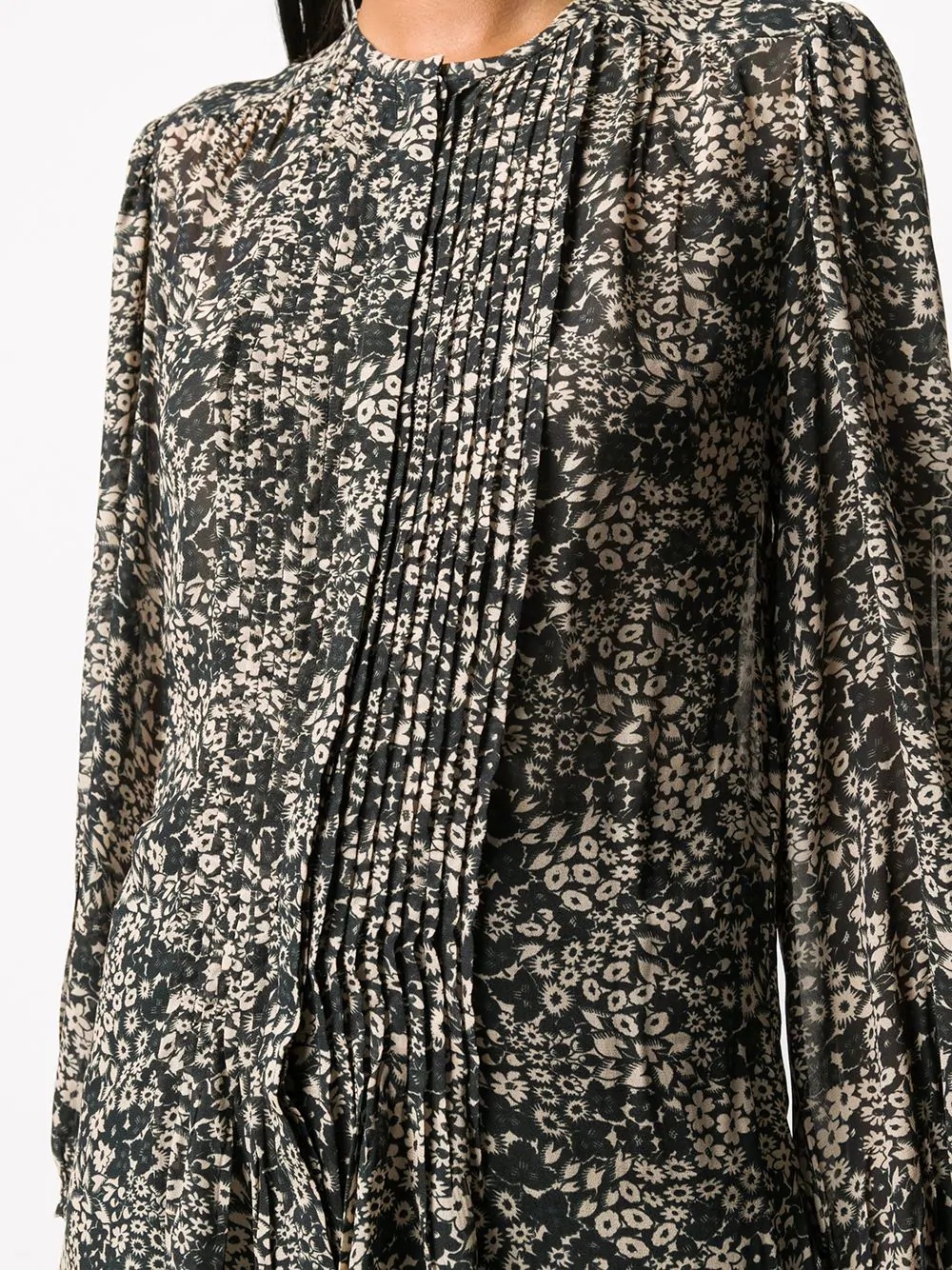 floral-print blouse - 8