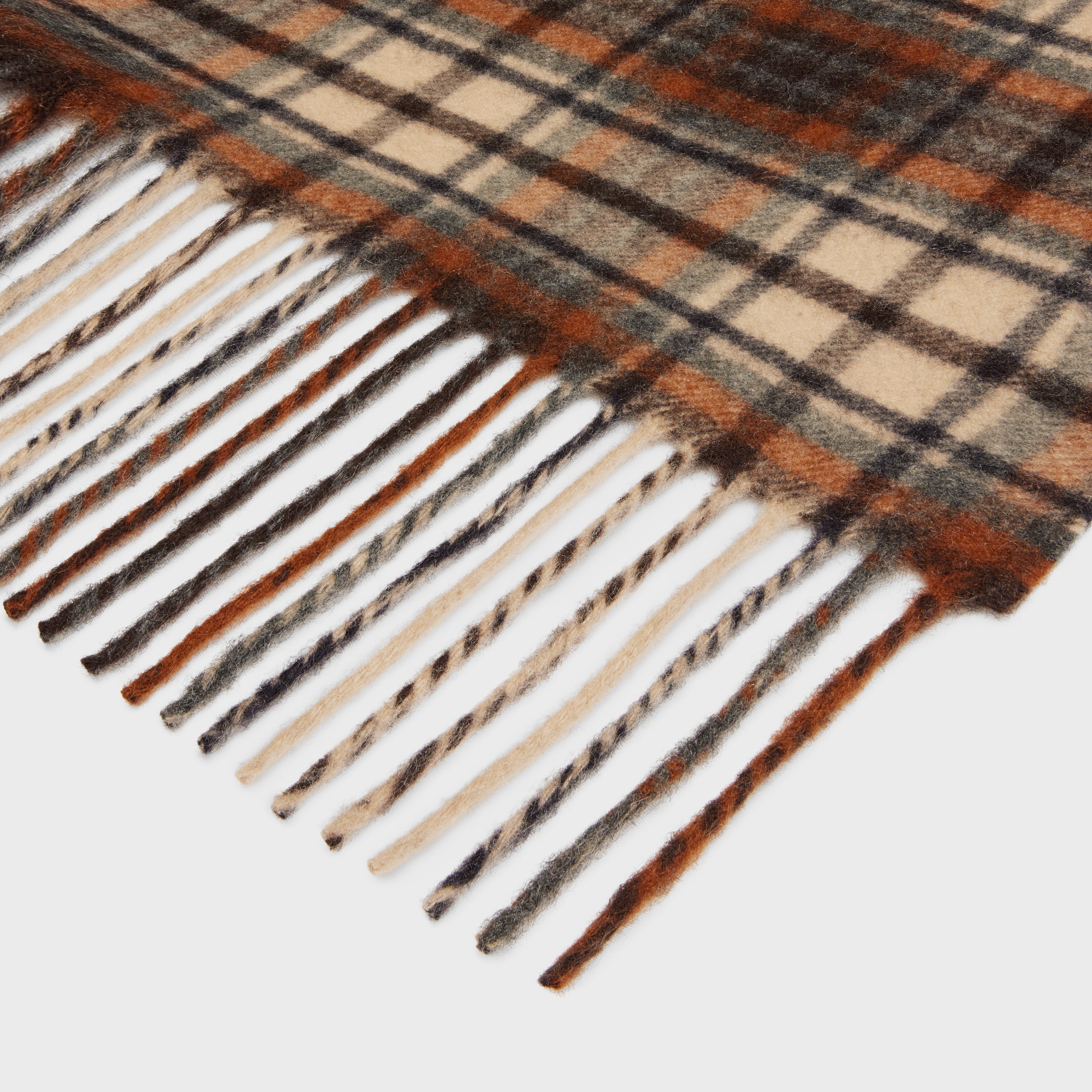 scarf in checked cashmere - 2