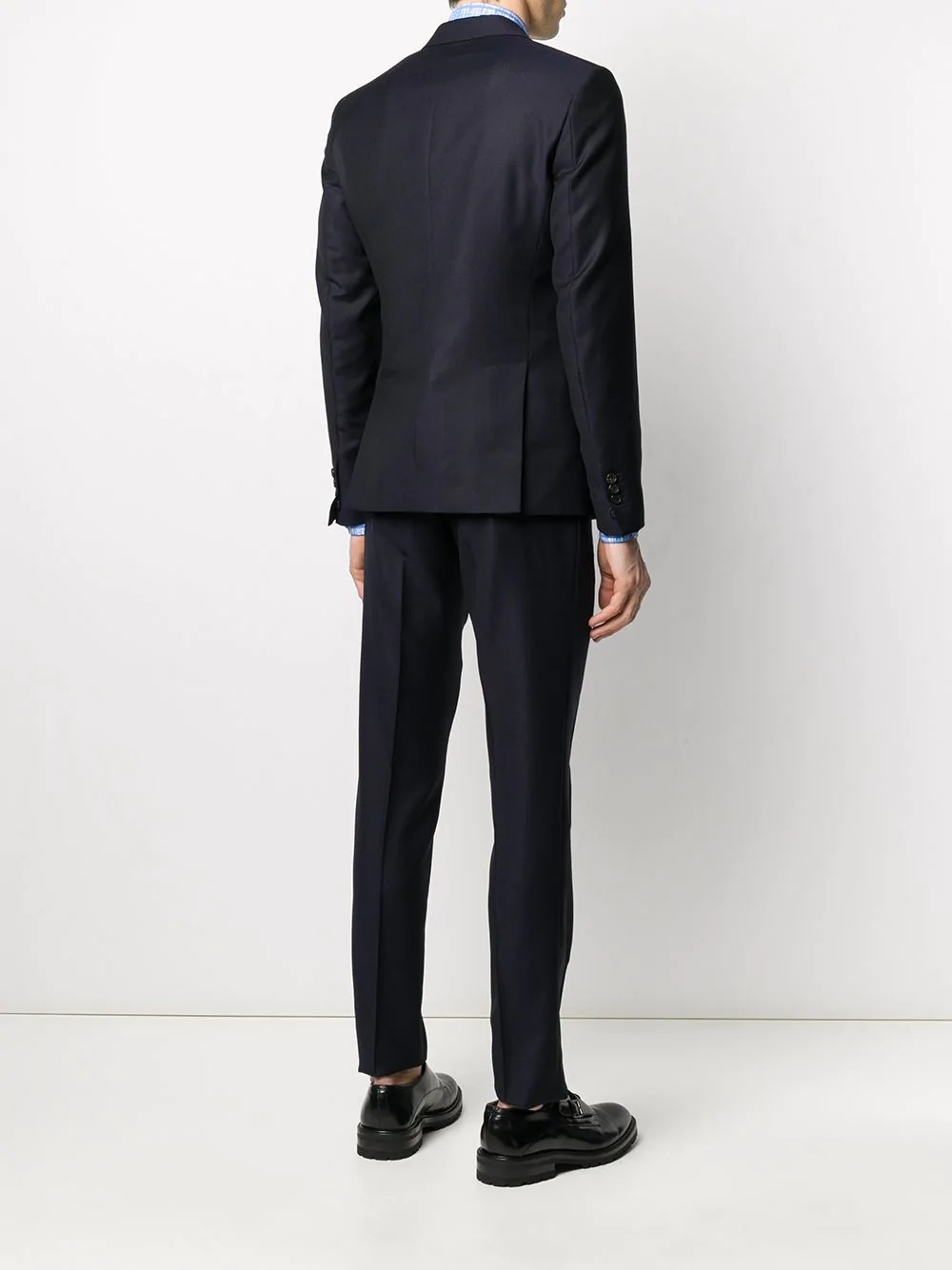 pinstripe two-piece suit - 4