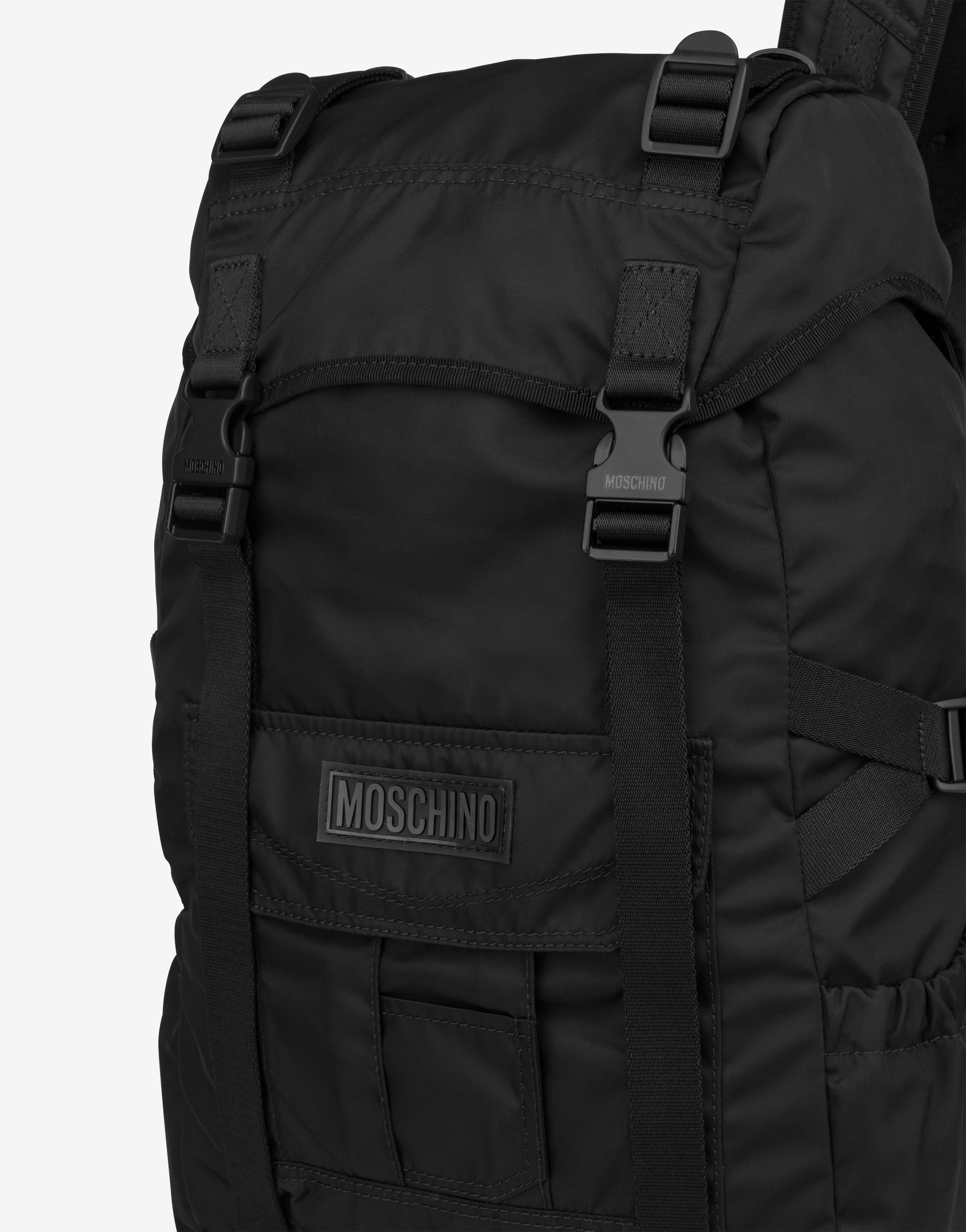 MULTIPOCKET NYLON BACKPACK - 4