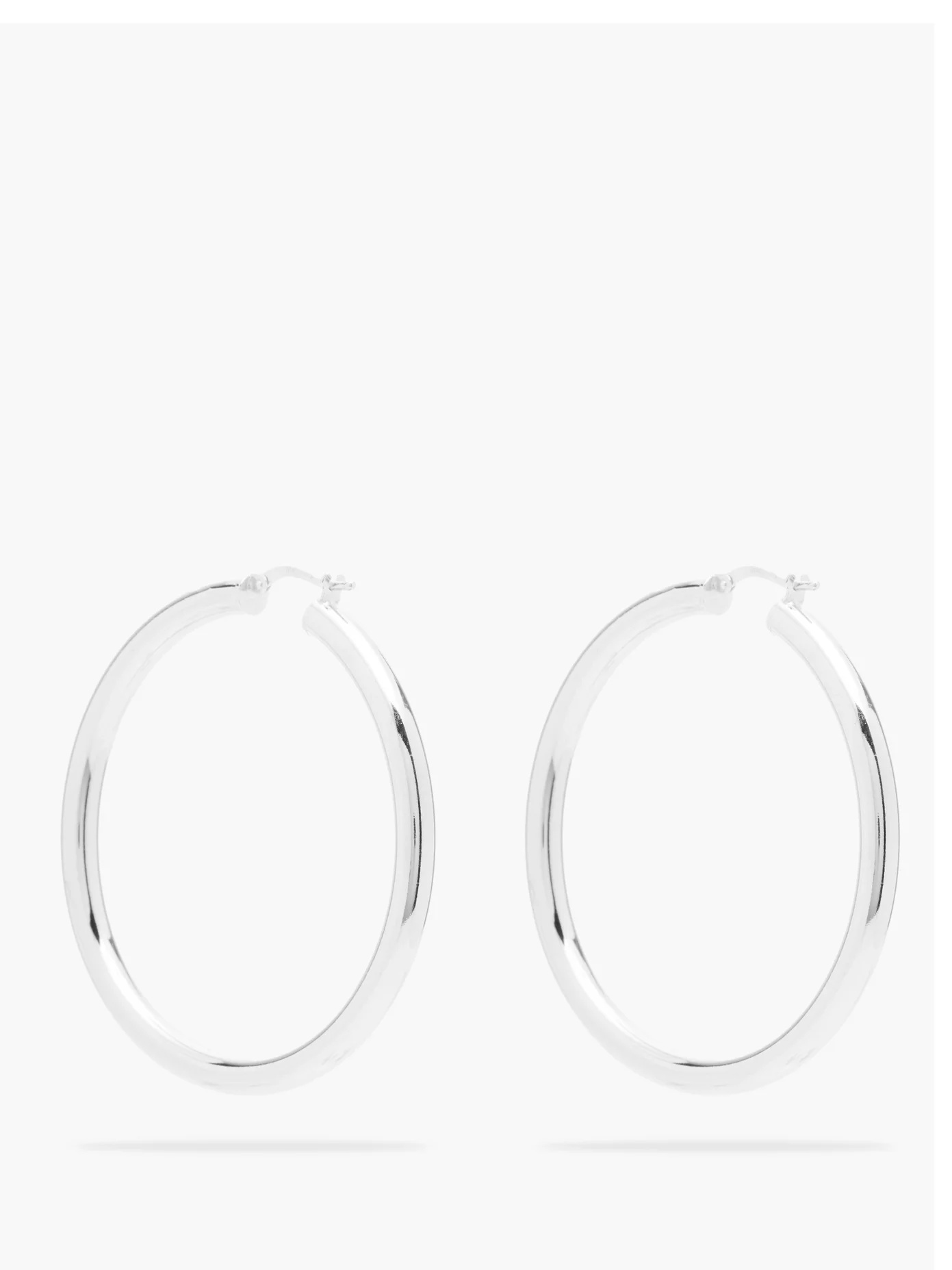 Sterling-silver hoop earrings - 5