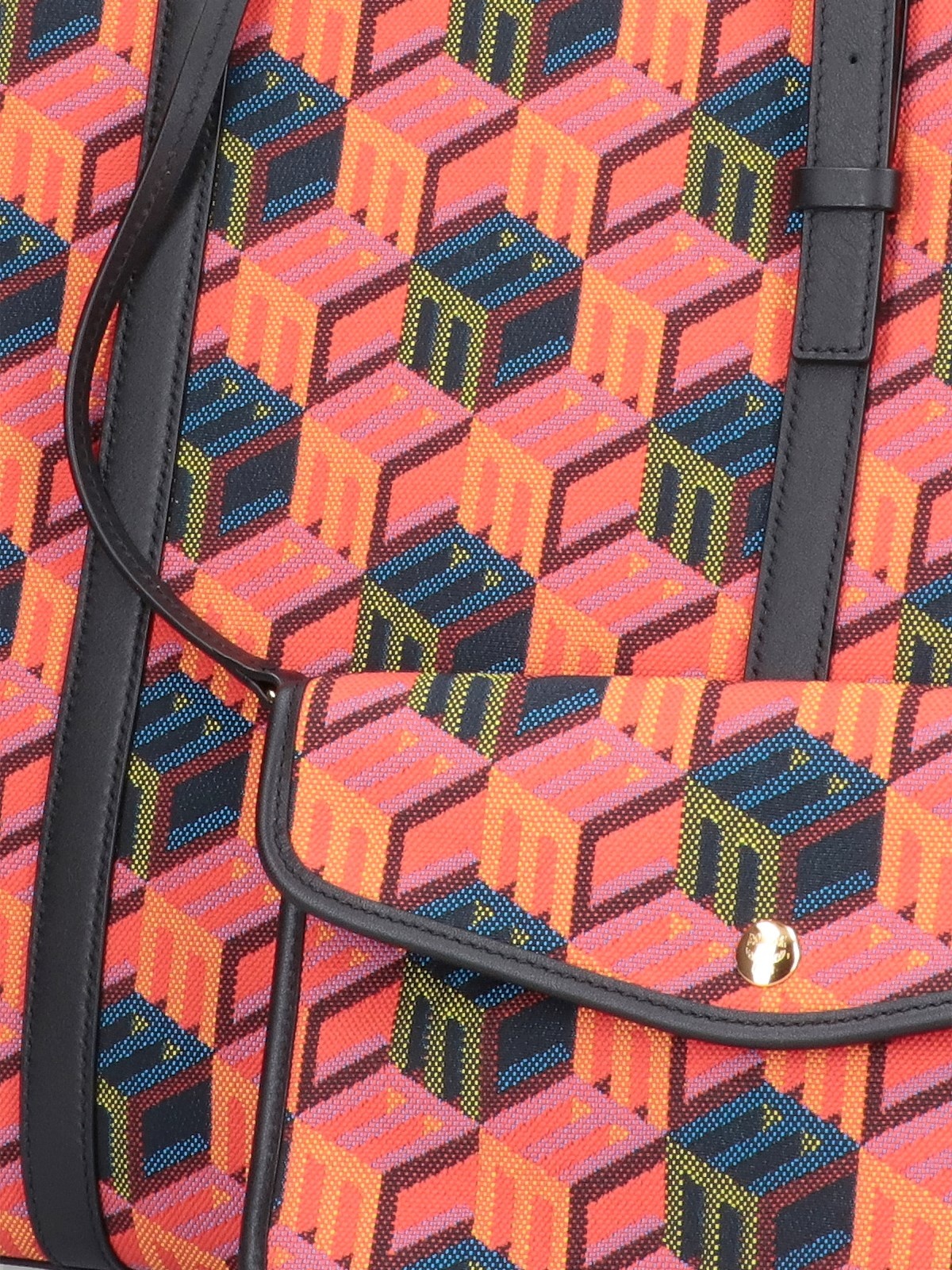 'CUBIC MONOGRAM JACQUARD' SHOPPER BAG - 4