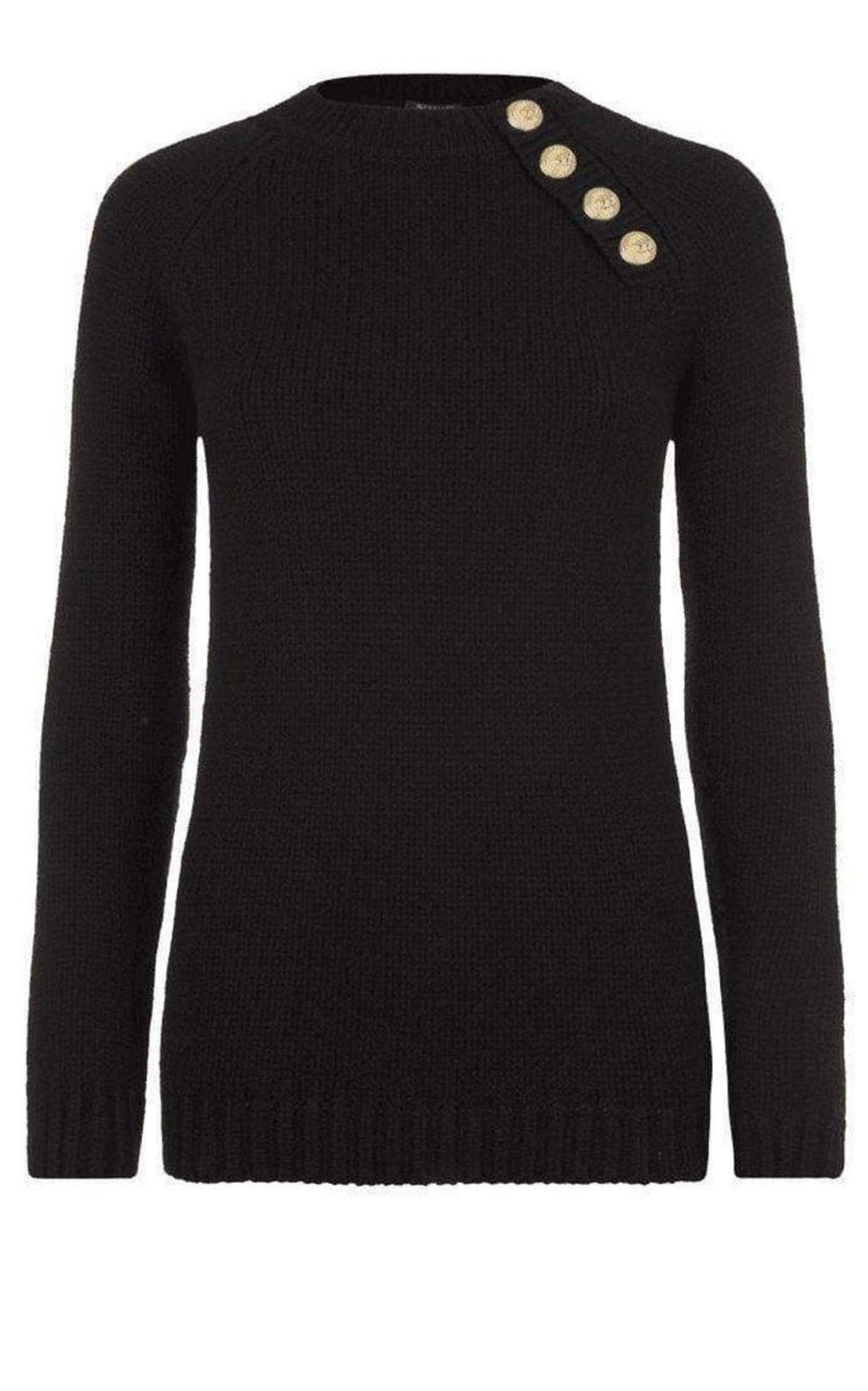 Merino Wool Crew Neck Pullover - 1