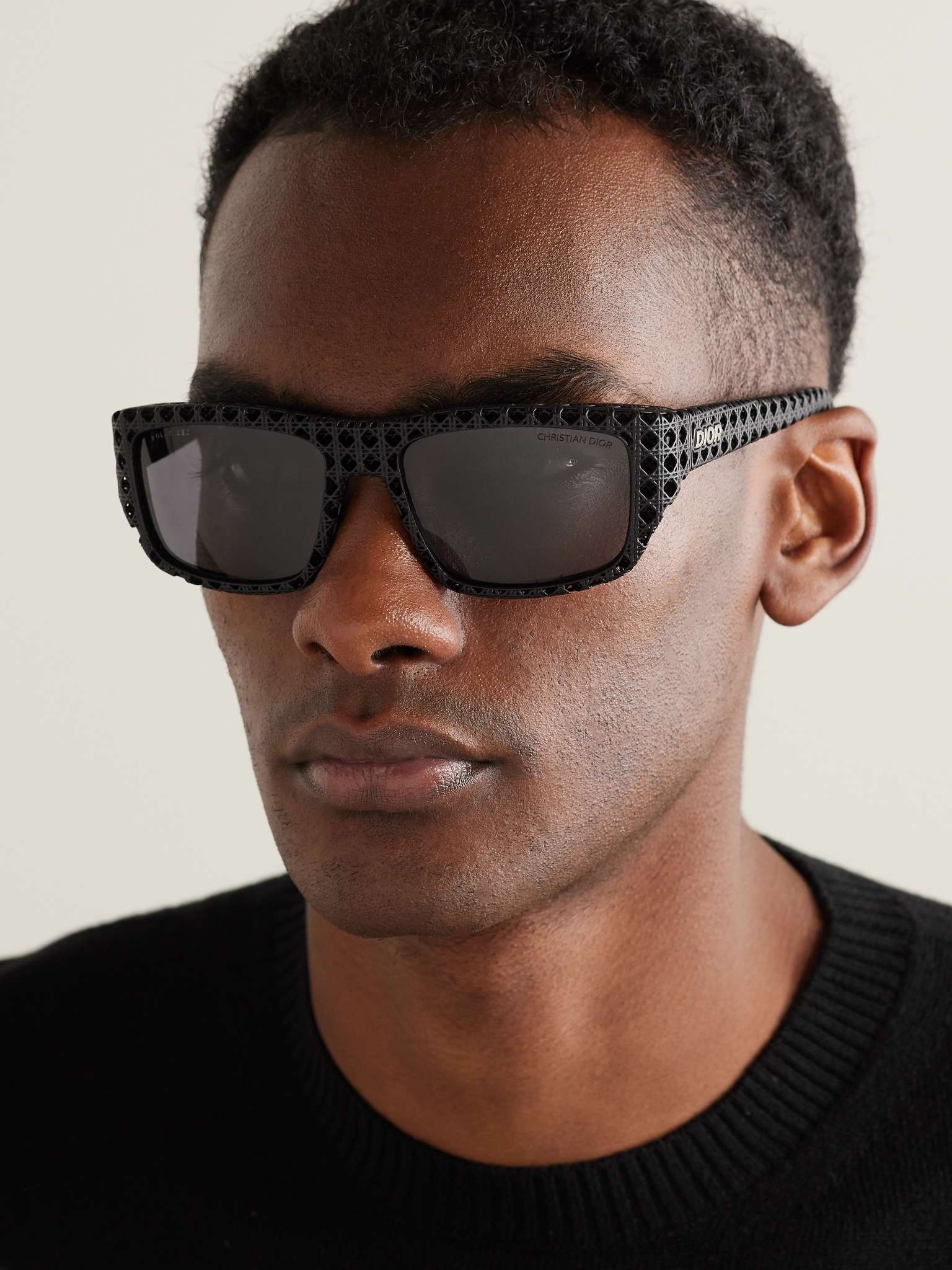 Dior3D S1I Square-Frame Textured-Acetate Sunglasses - 2