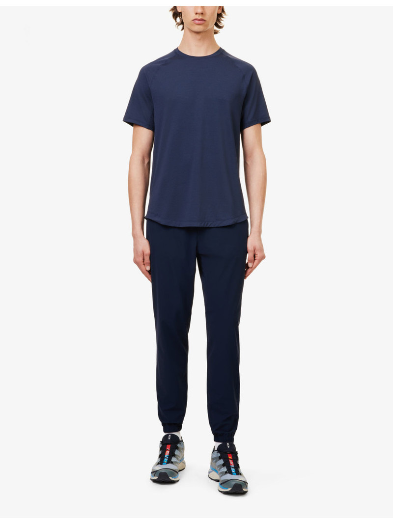 lululemon License To Train stretch recycled-polyester blend T-shirt outlook