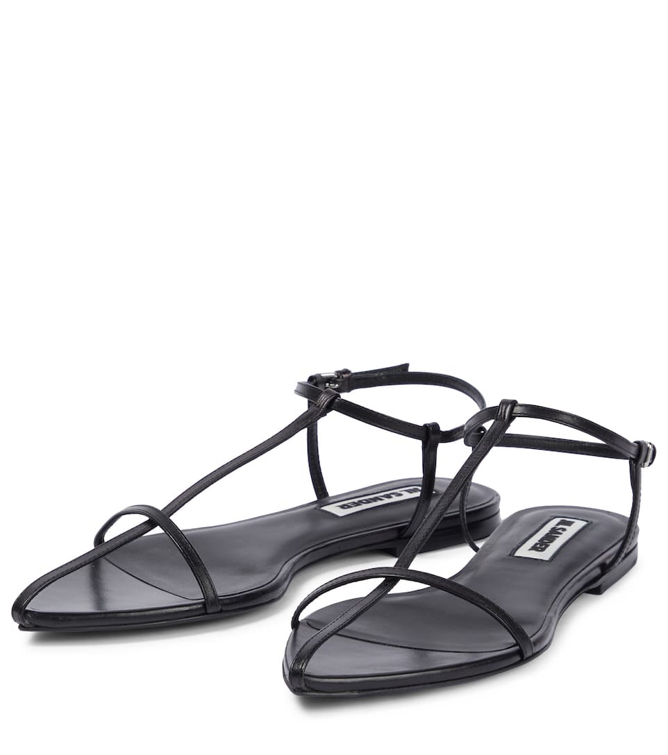 Nappa platform sandals - 5