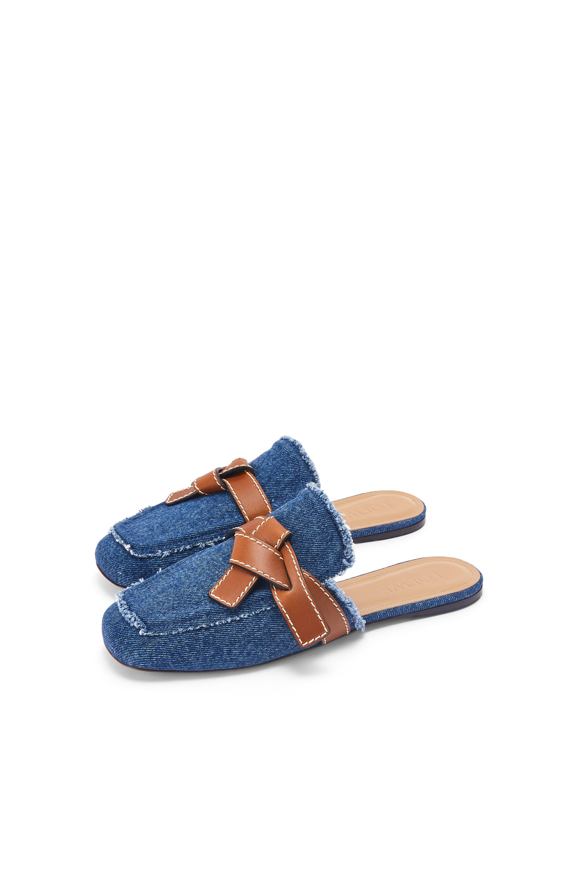 Gate mule in denim - 2