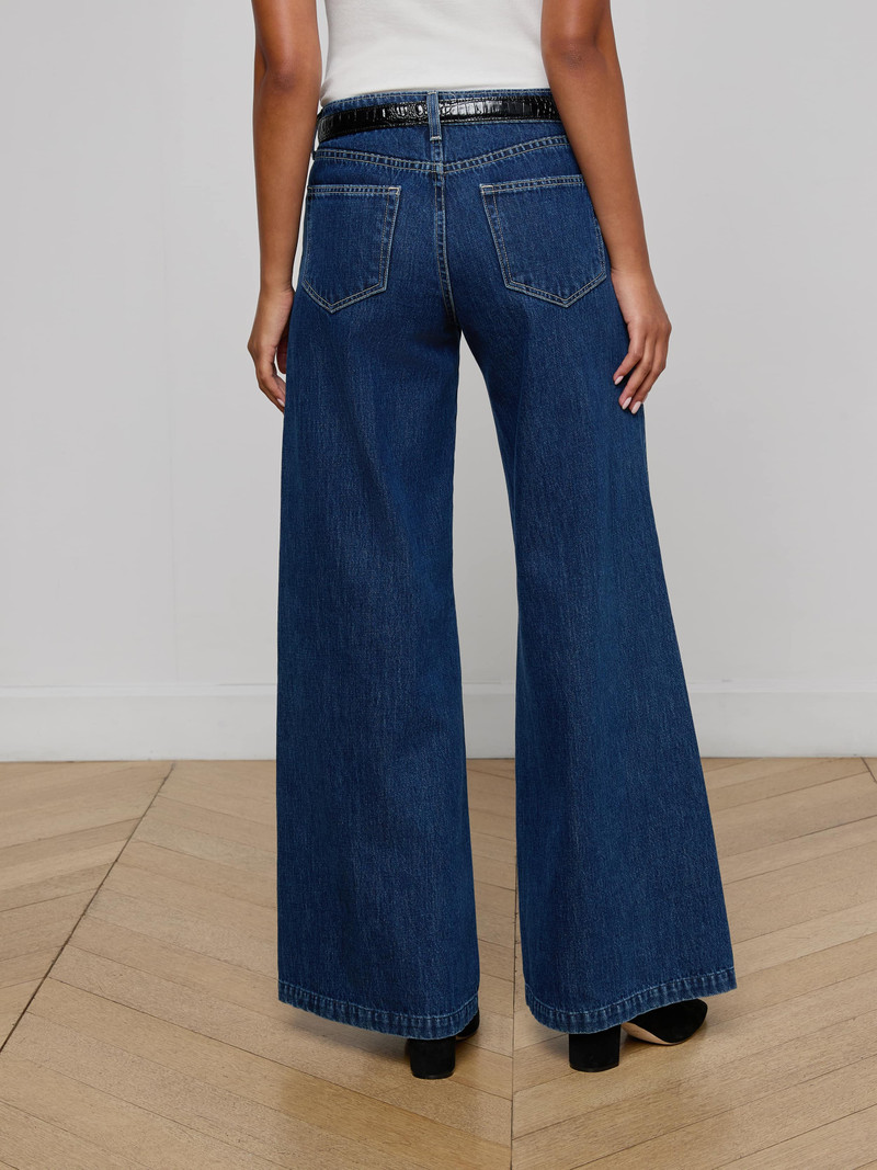 Savina Low-Rise Wide-Leg Jean 5