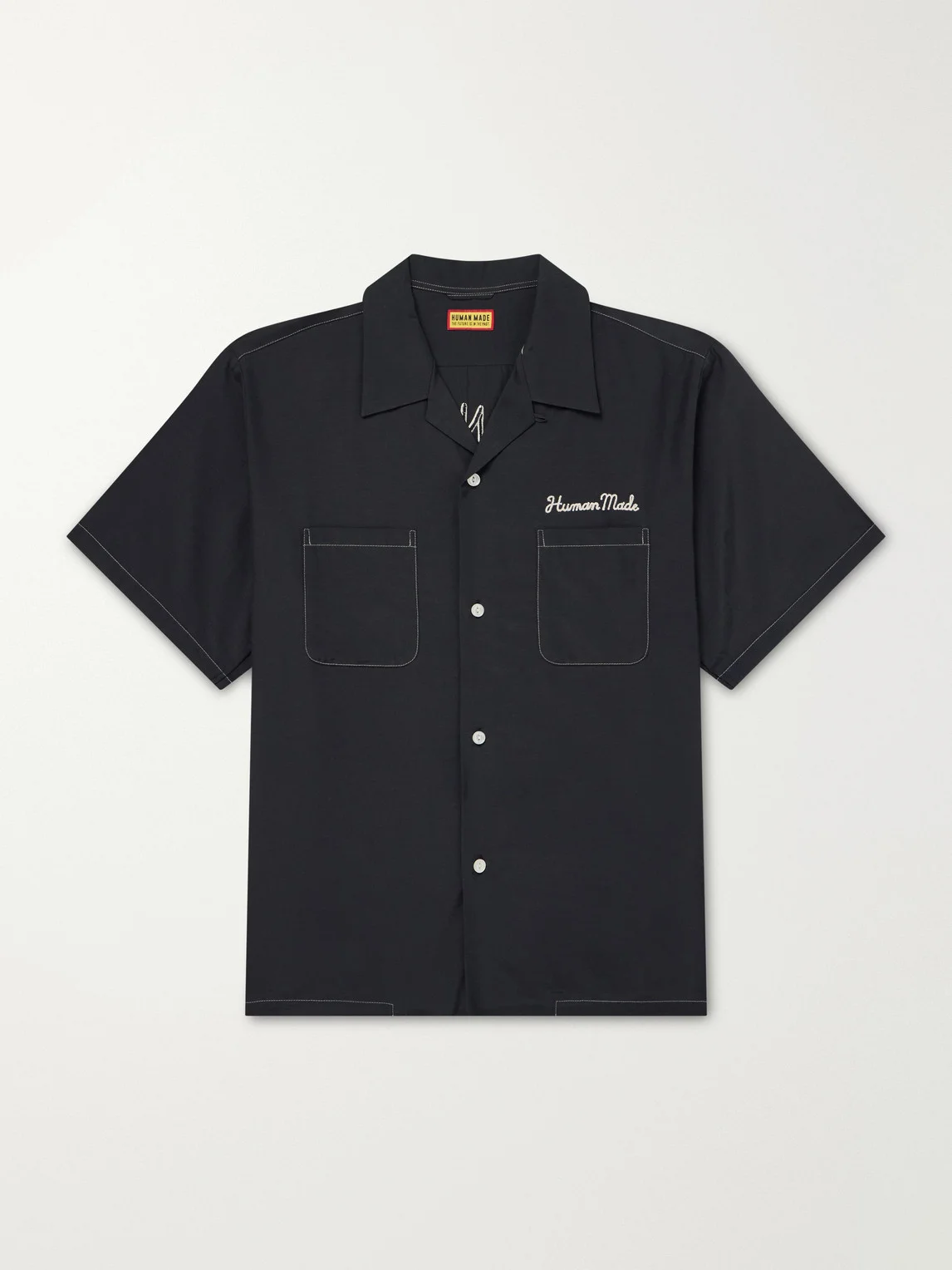 Souvenir Logo-Embroidered Poplin Shirt - 1