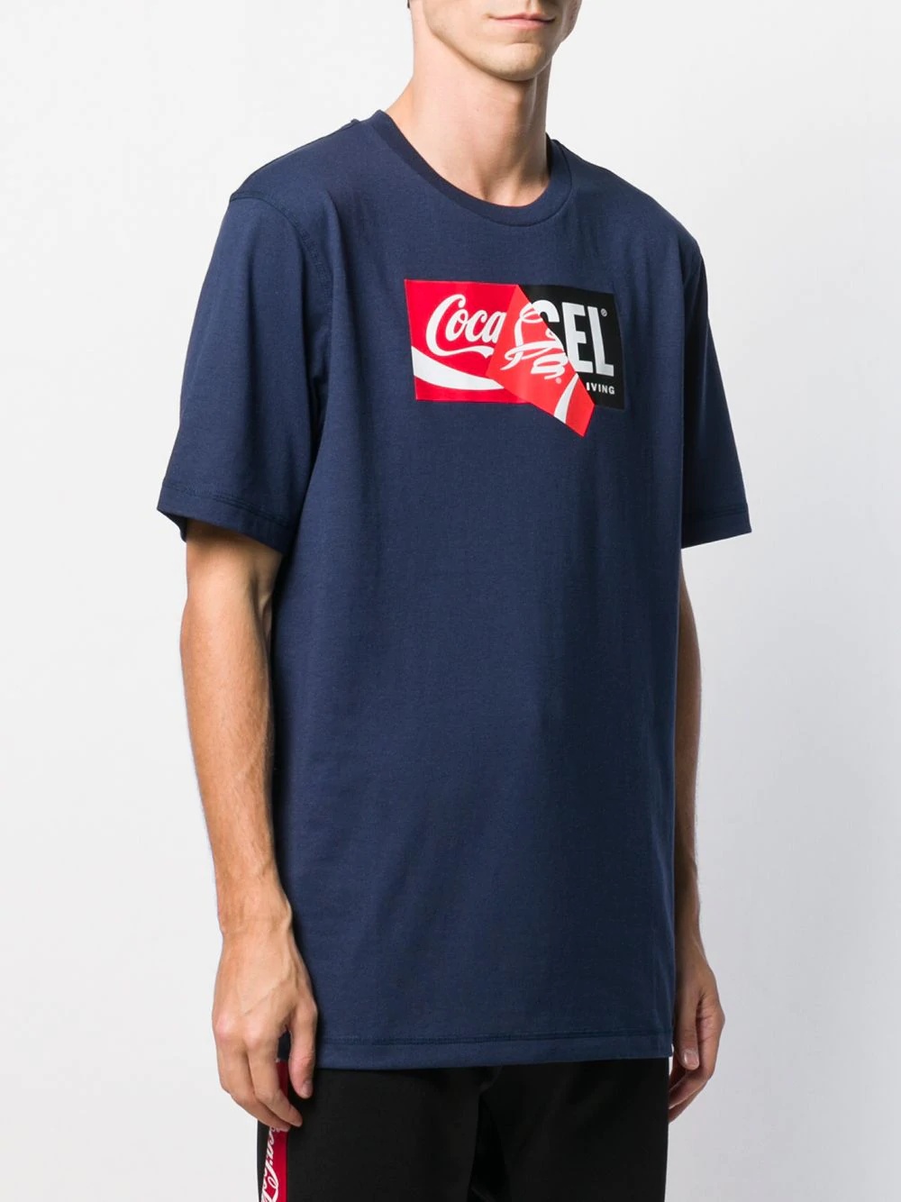 Recycled fabric T-Shirt with doublelogo print - 4