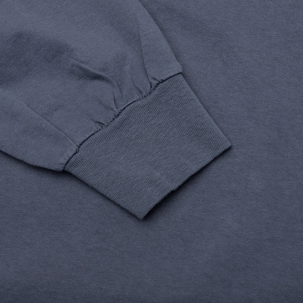 DRAGONS PIG. DYED L/S TEE - INDIGO - 5
