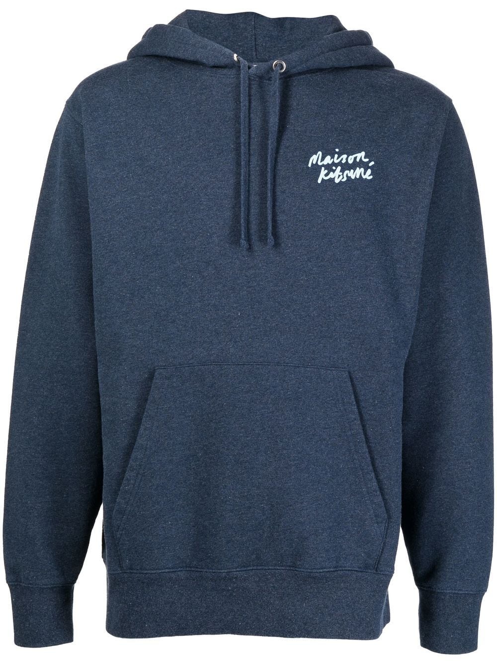 logo-print pullover hoodie - 1