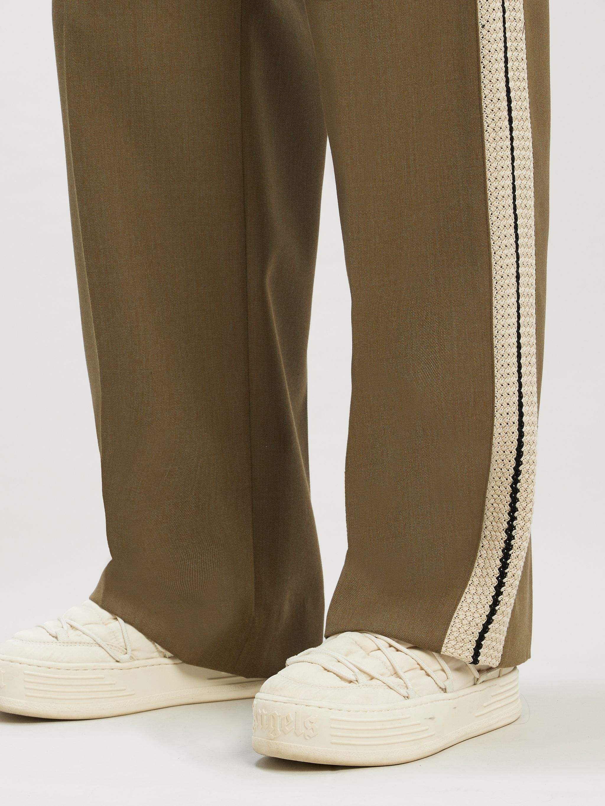 Military Knit Tape Suit Pants - 6