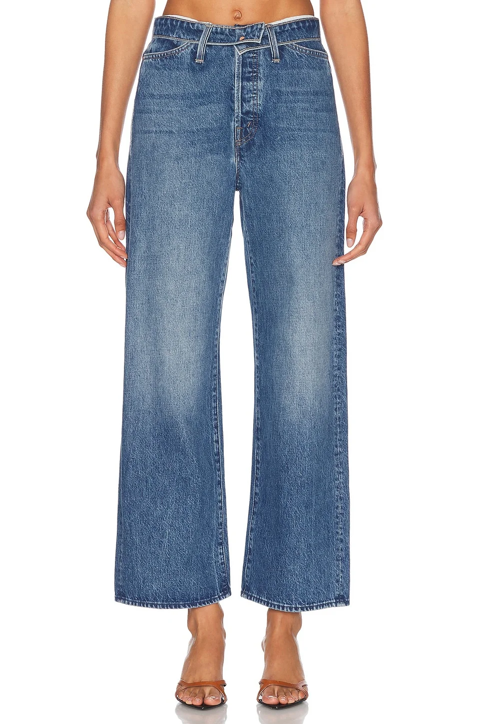 The Fold Over Dodger Ankle Jeans - 1