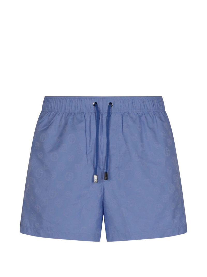 straight-hem swim shorts 1