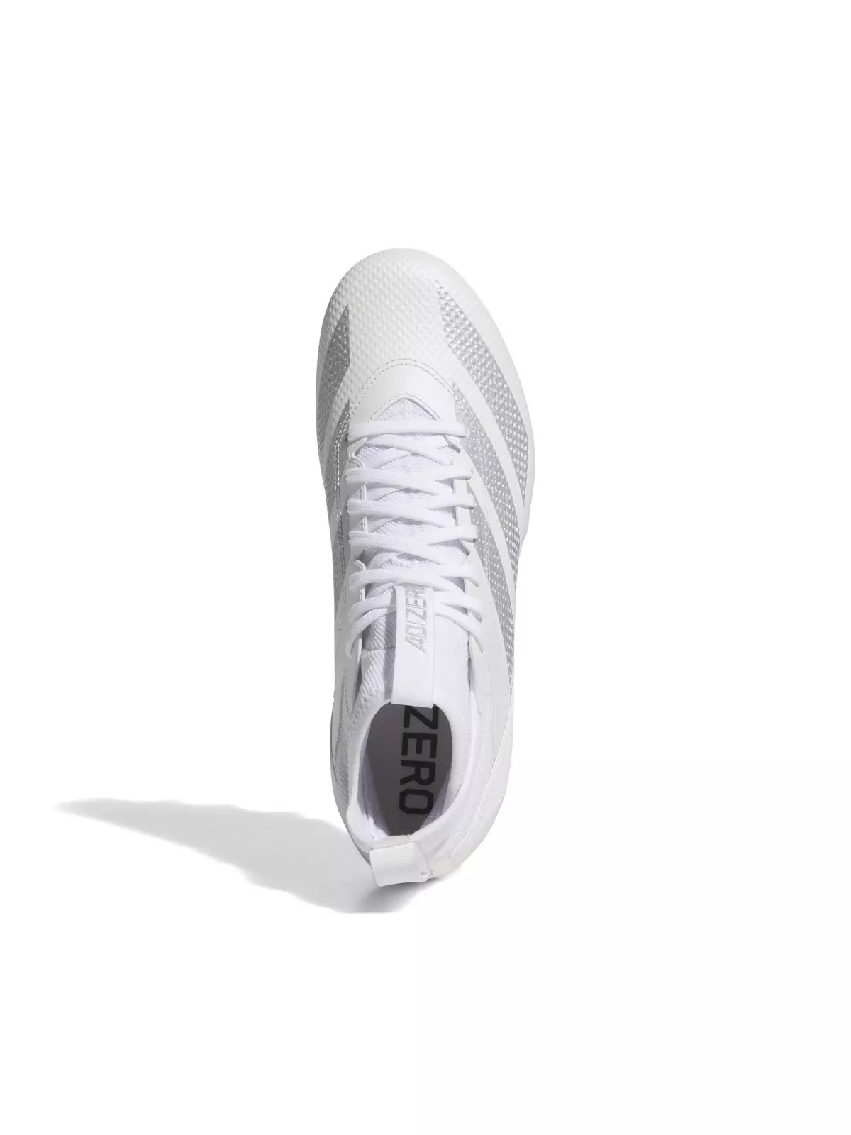 Adizero Impact "Ftwr White/Silver Metallic/Ftwr White" Unisex Football Cleat - 5