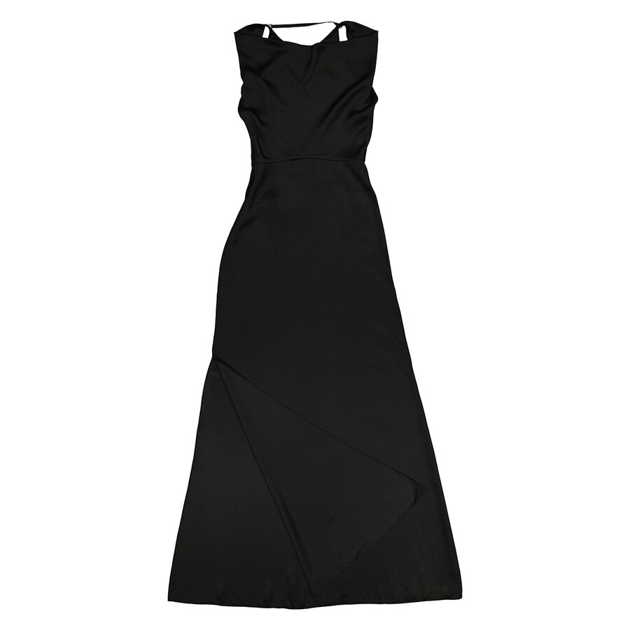 Burberry Jeanie Open-Back Sleeveless Silk Dress - 7