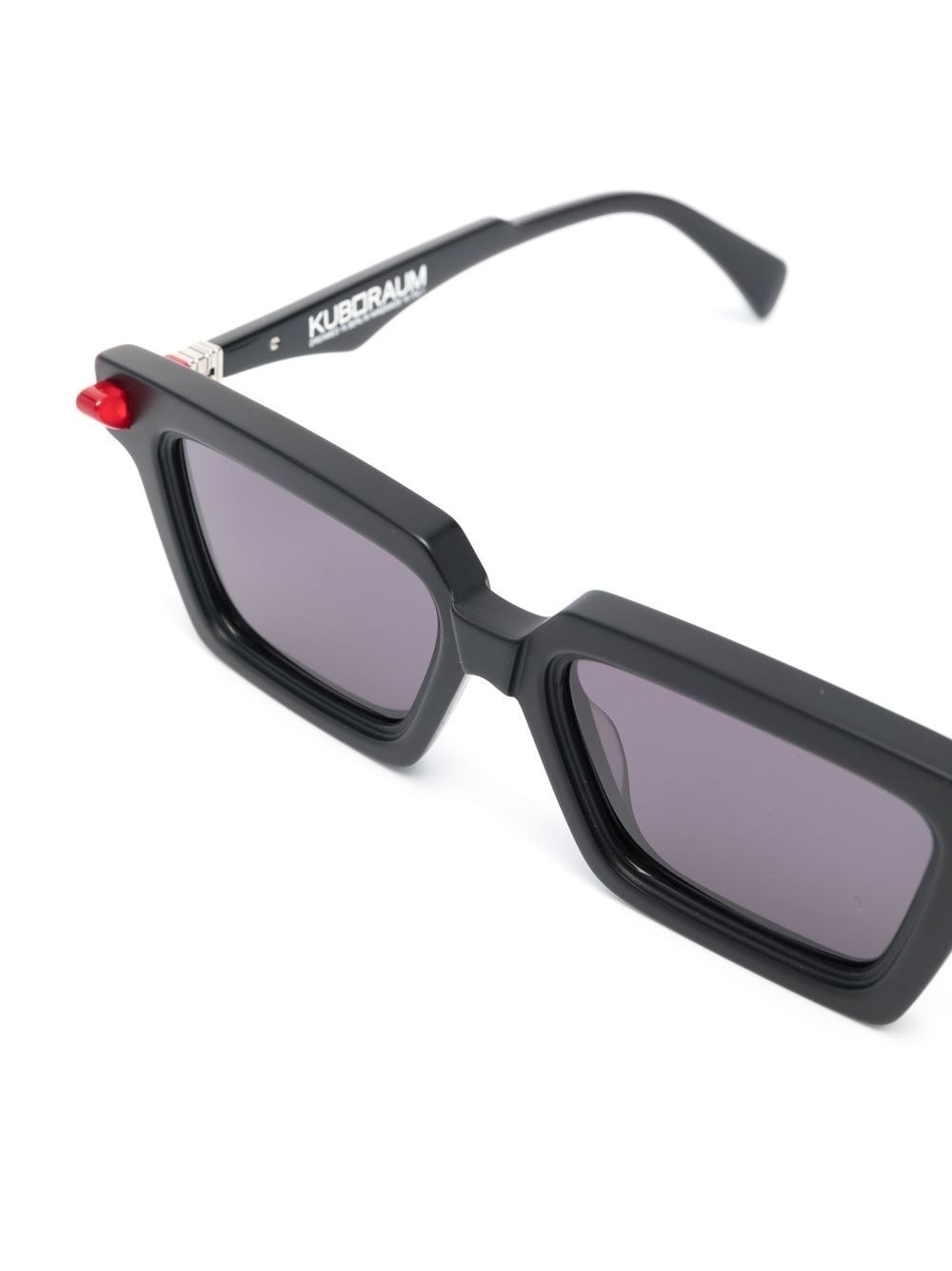square-frame tinted sunglasses - 3