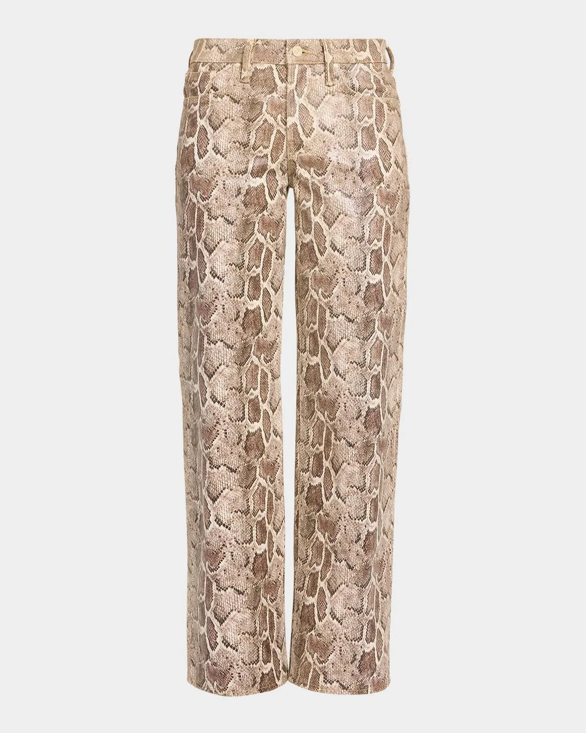 The Maven Sneak Leather-Blend Pants - 1