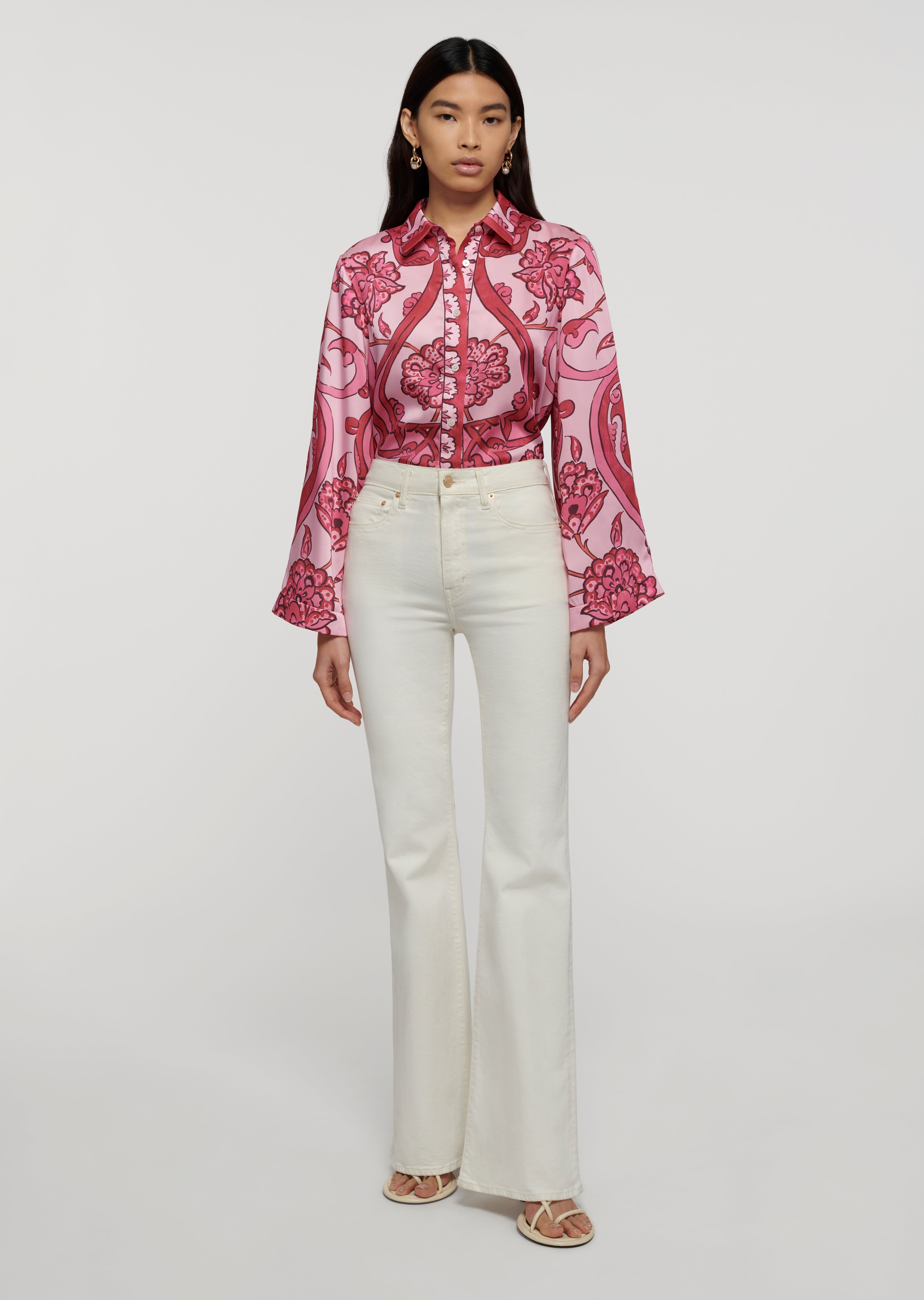 CROSBY HIGH RISE FLARE JEANS - 2
