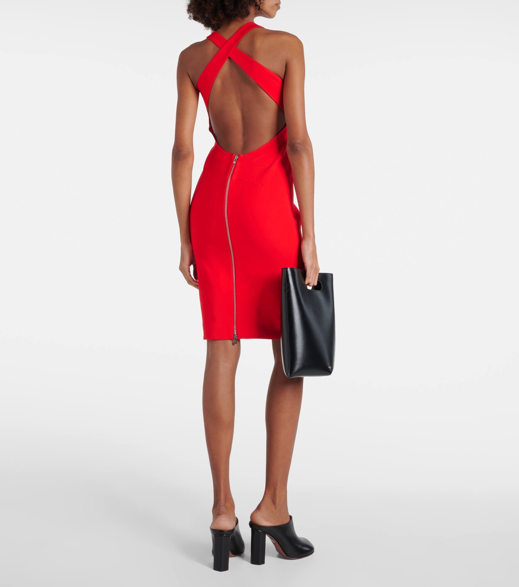 Open-back midi dress - 3