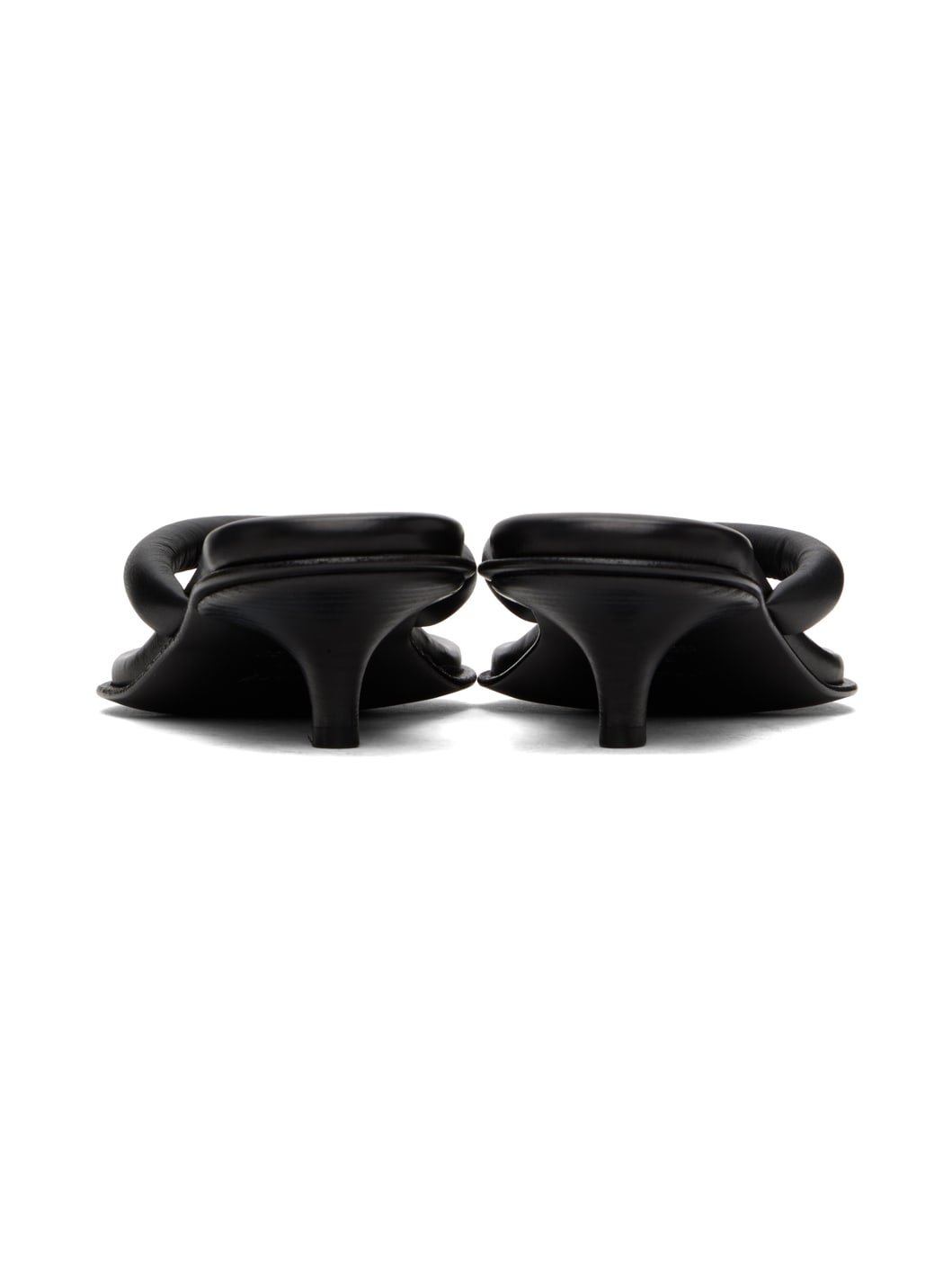 Black Ciglio Heeled Sandals - 2