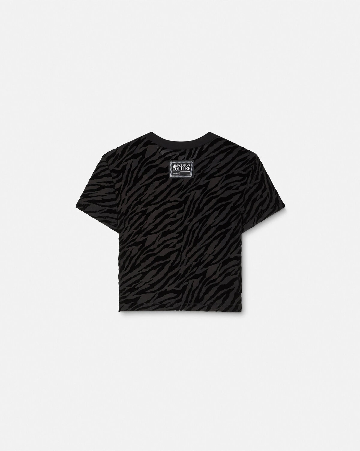 Zebra Devoré Crop T-Shirt - 3