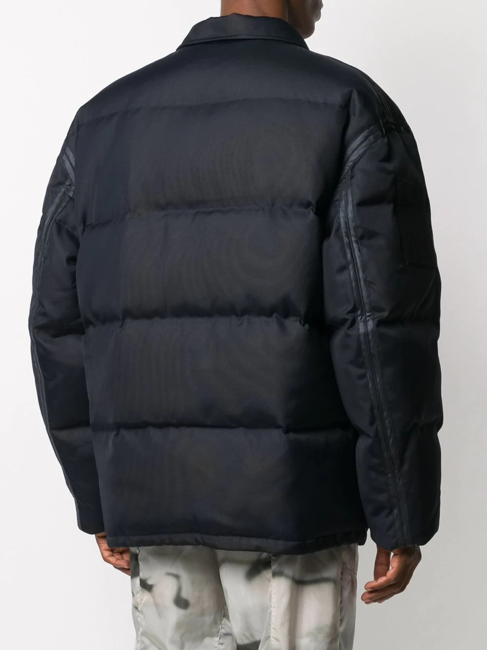 collared puffer jacket - 4