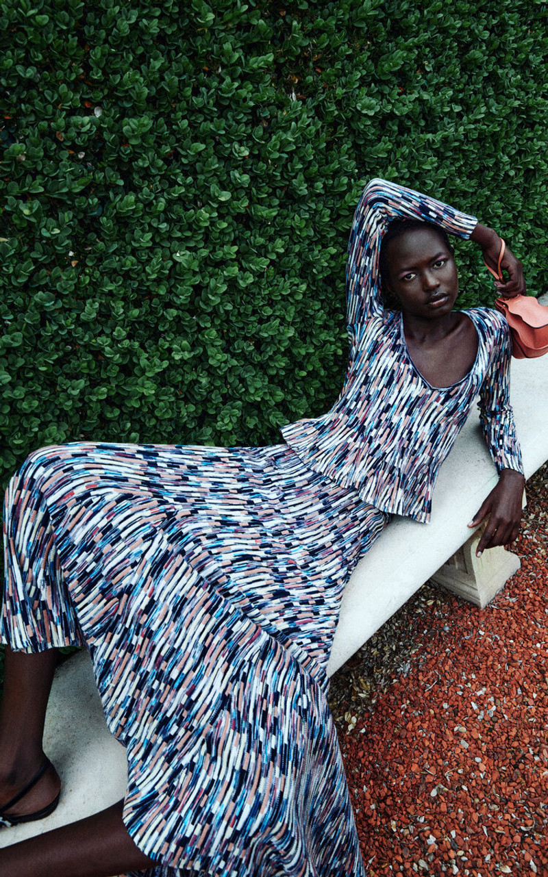 ULLA JOHNSON Marceline Skirt blue outlook