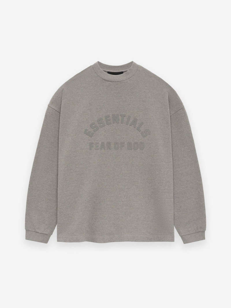ESSENTIALS HEAVY L/S TEE - 1