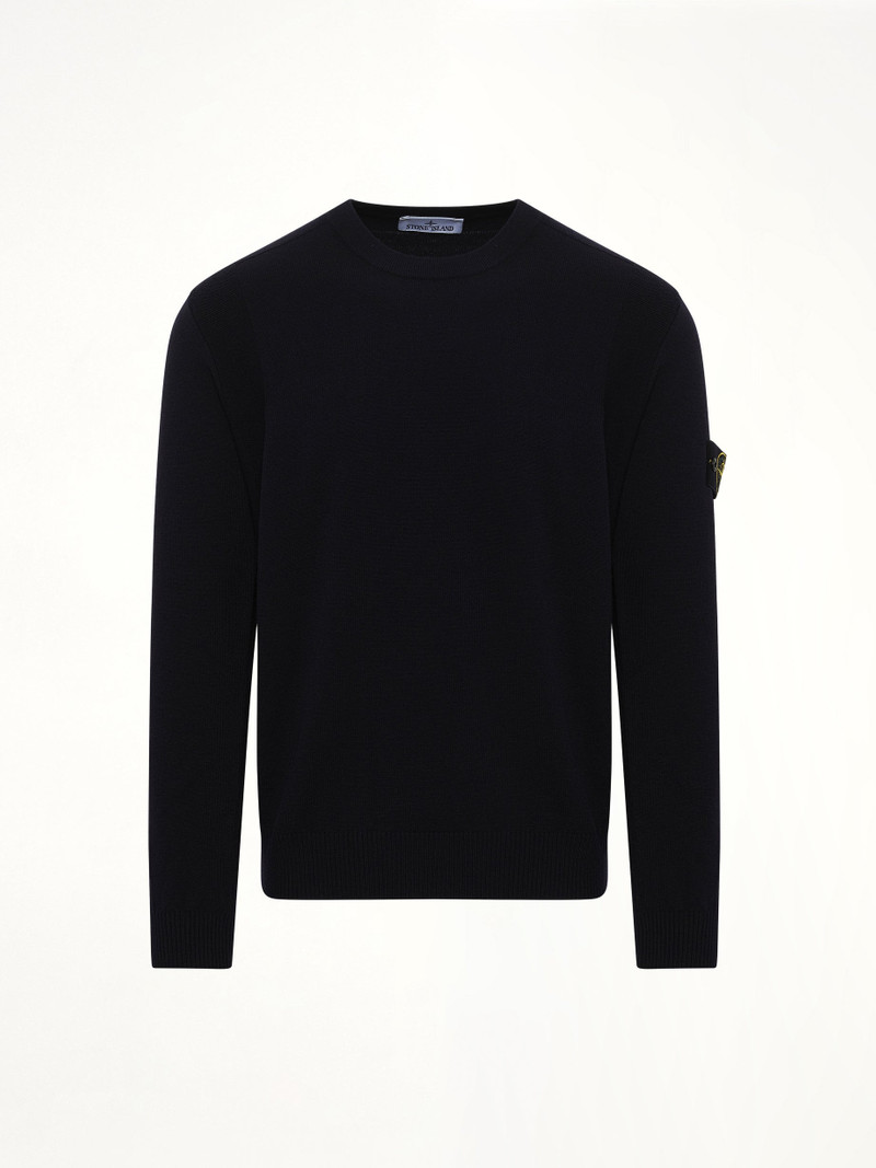 Stone Island 510000 Crewneck Sweatshirt in Navy Blue outlook