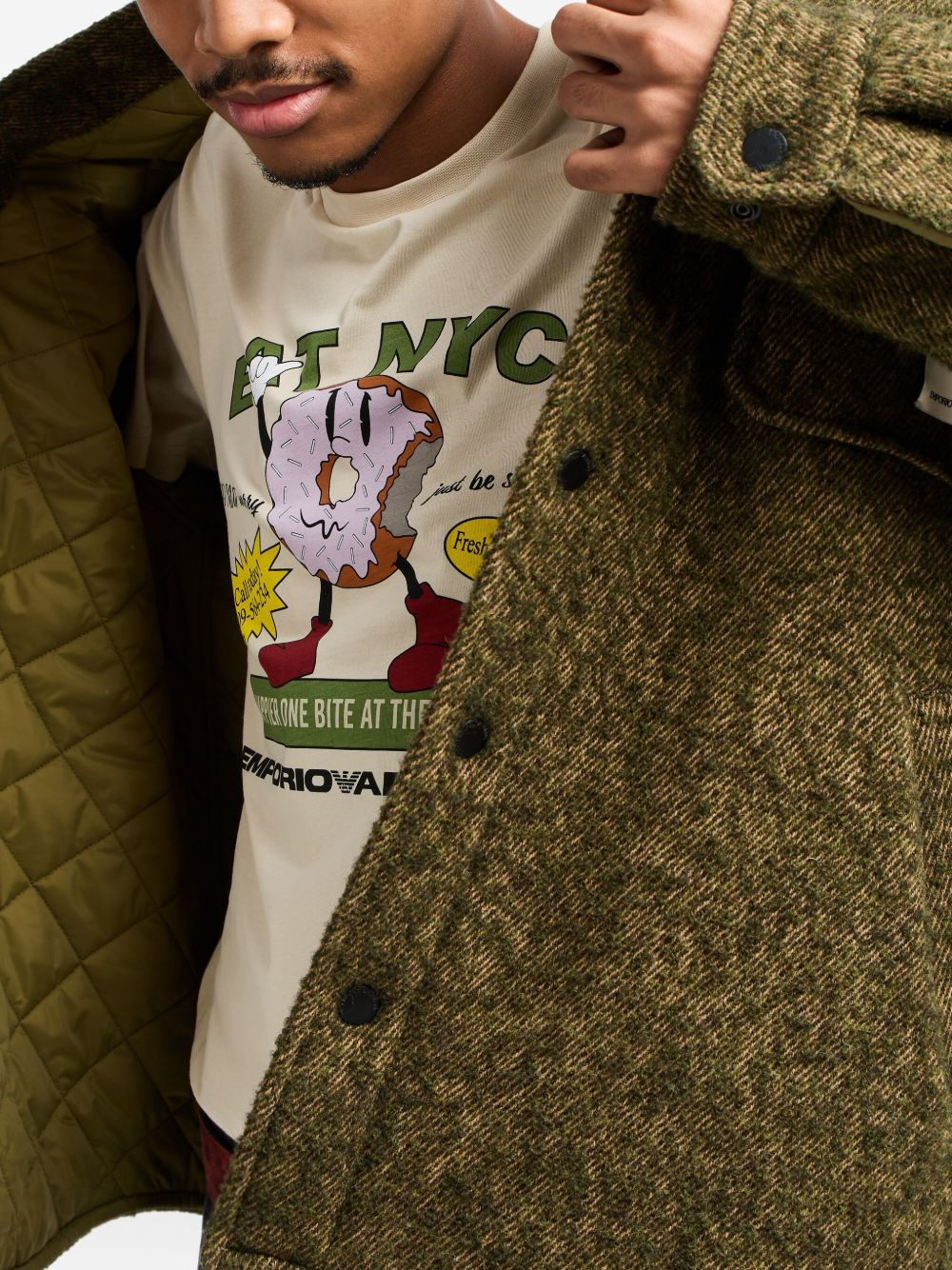 donut-print T-shirt - 3