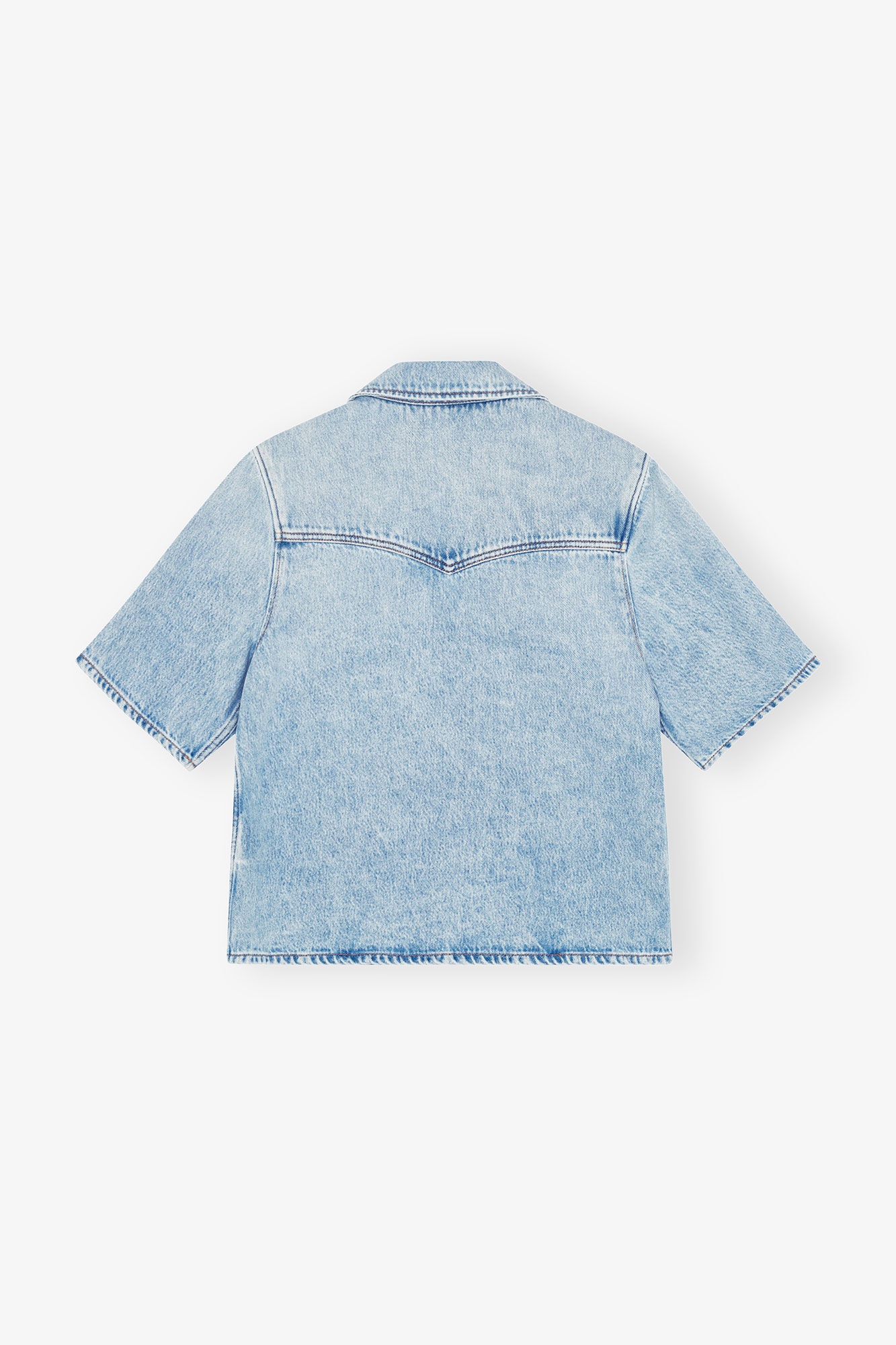 LIGHT BLUE DENIM SHIRT - 6