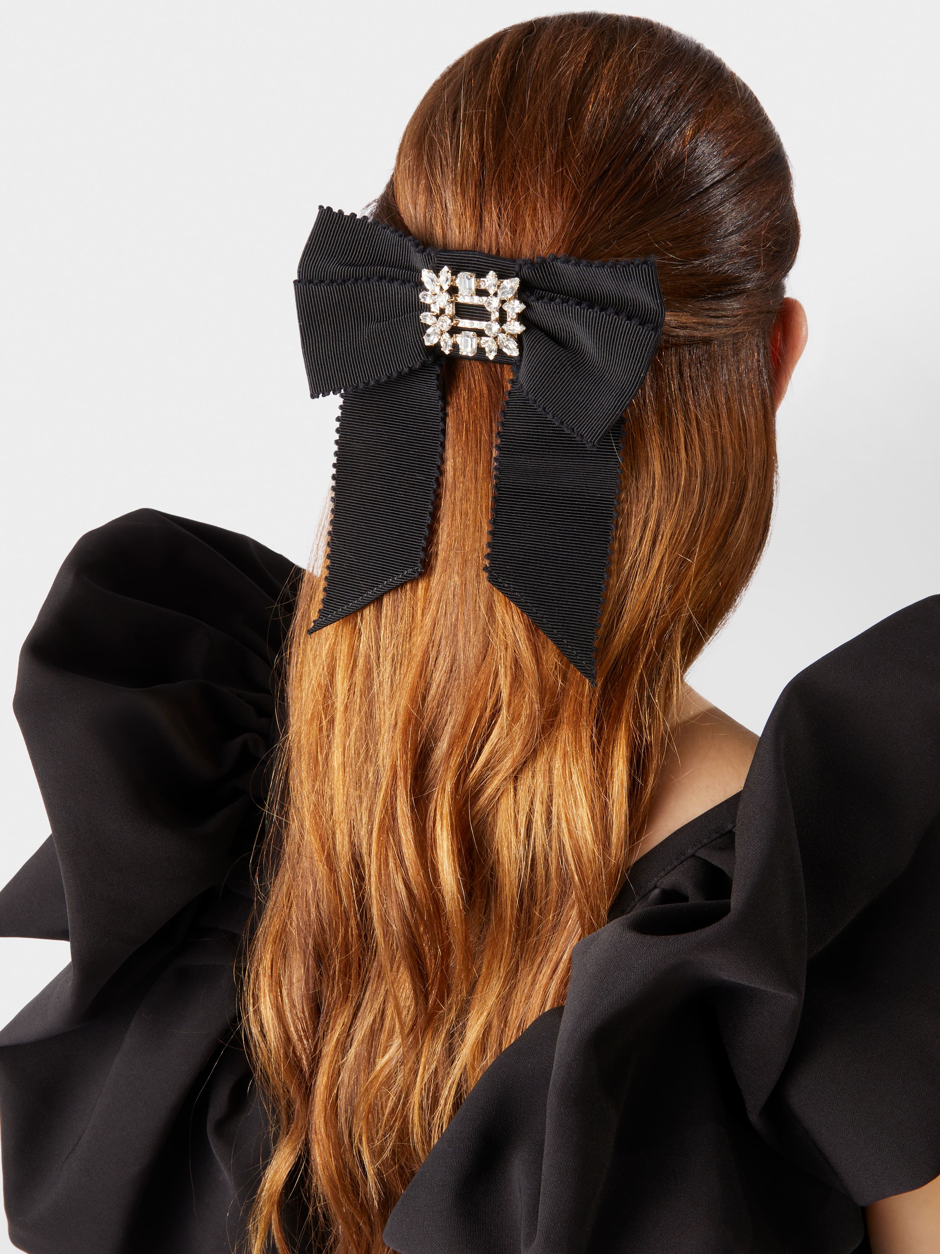 Broche Vivier Buckle Hair Clip in Fabric - 3