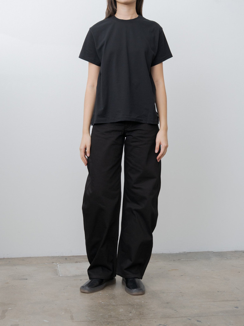 Studio Nicholson MARINE Perfect Tee - Black outlook
