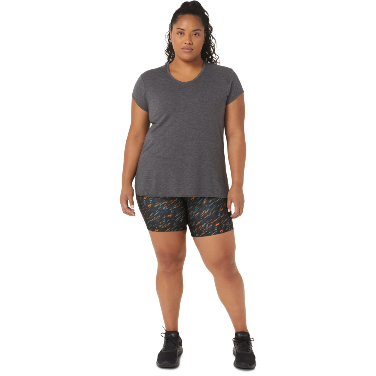 WOMEN'S HEATHER VNECK TOP - 3