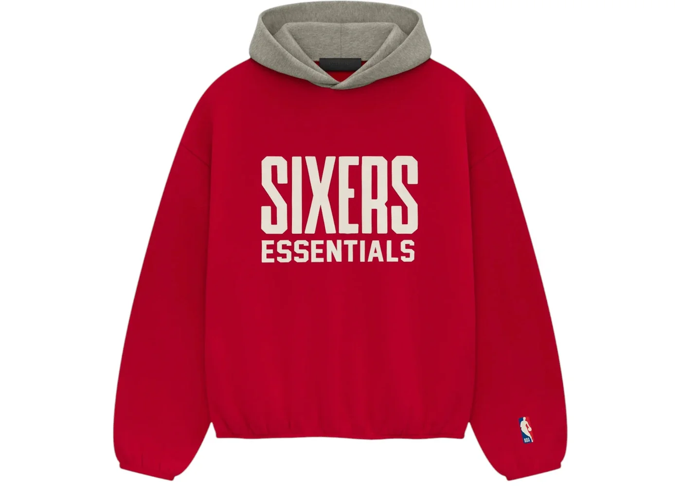 Fear of God Essentials Sixers Hoodie Red - 1