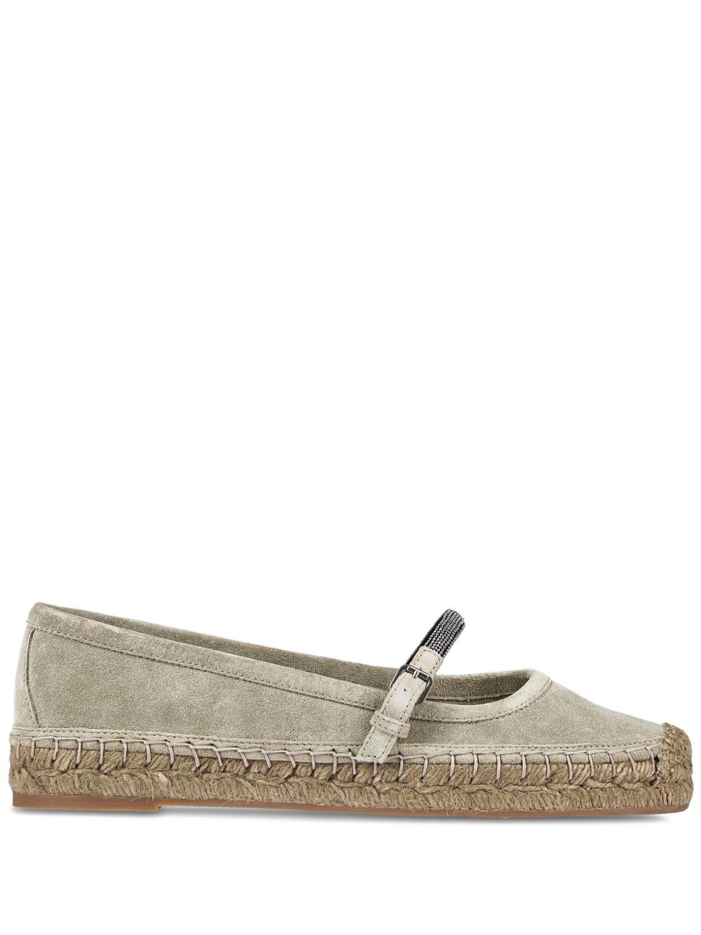 suede flat espadrilles - 1