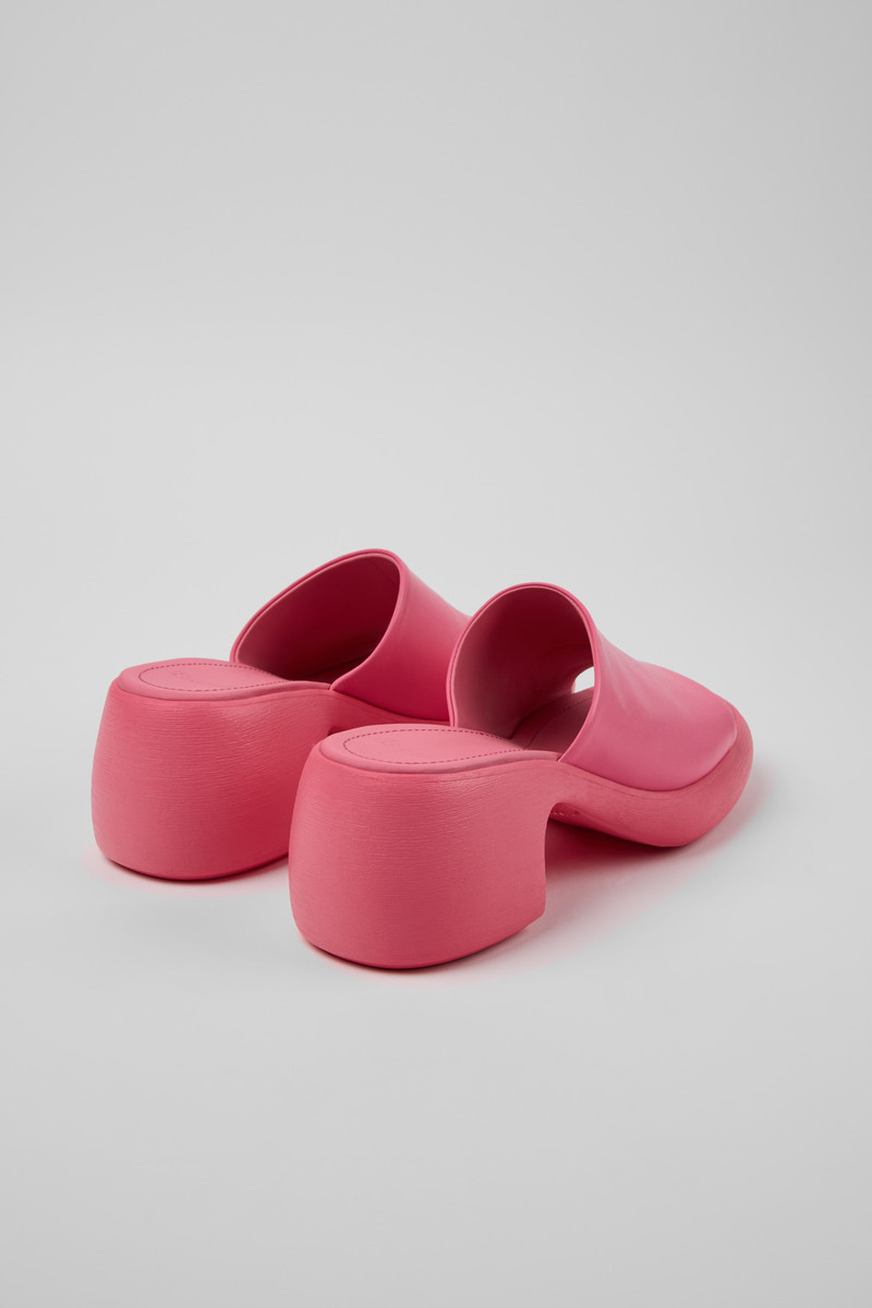 CAMPERLAB Pink Leather Sandals for Women. outlook