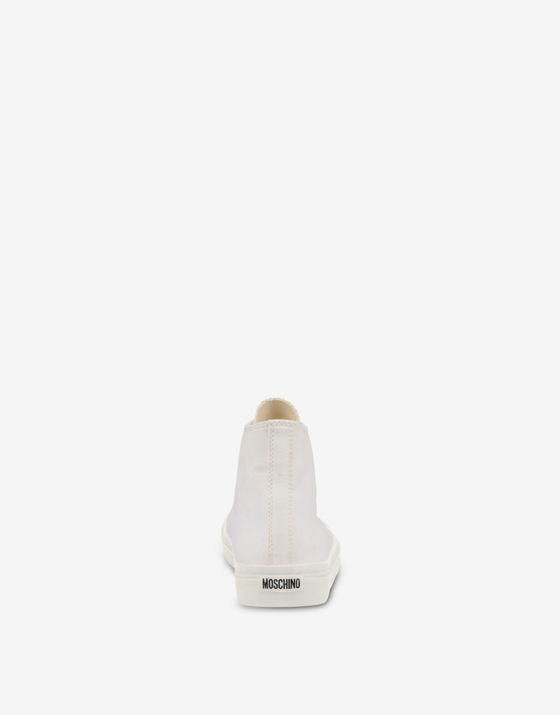 Moschino HIGH CANVAS TRAINERS outlook