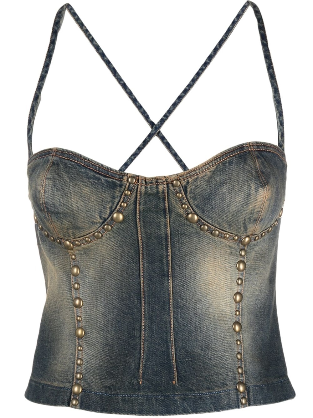 Jean denim tank top - 1