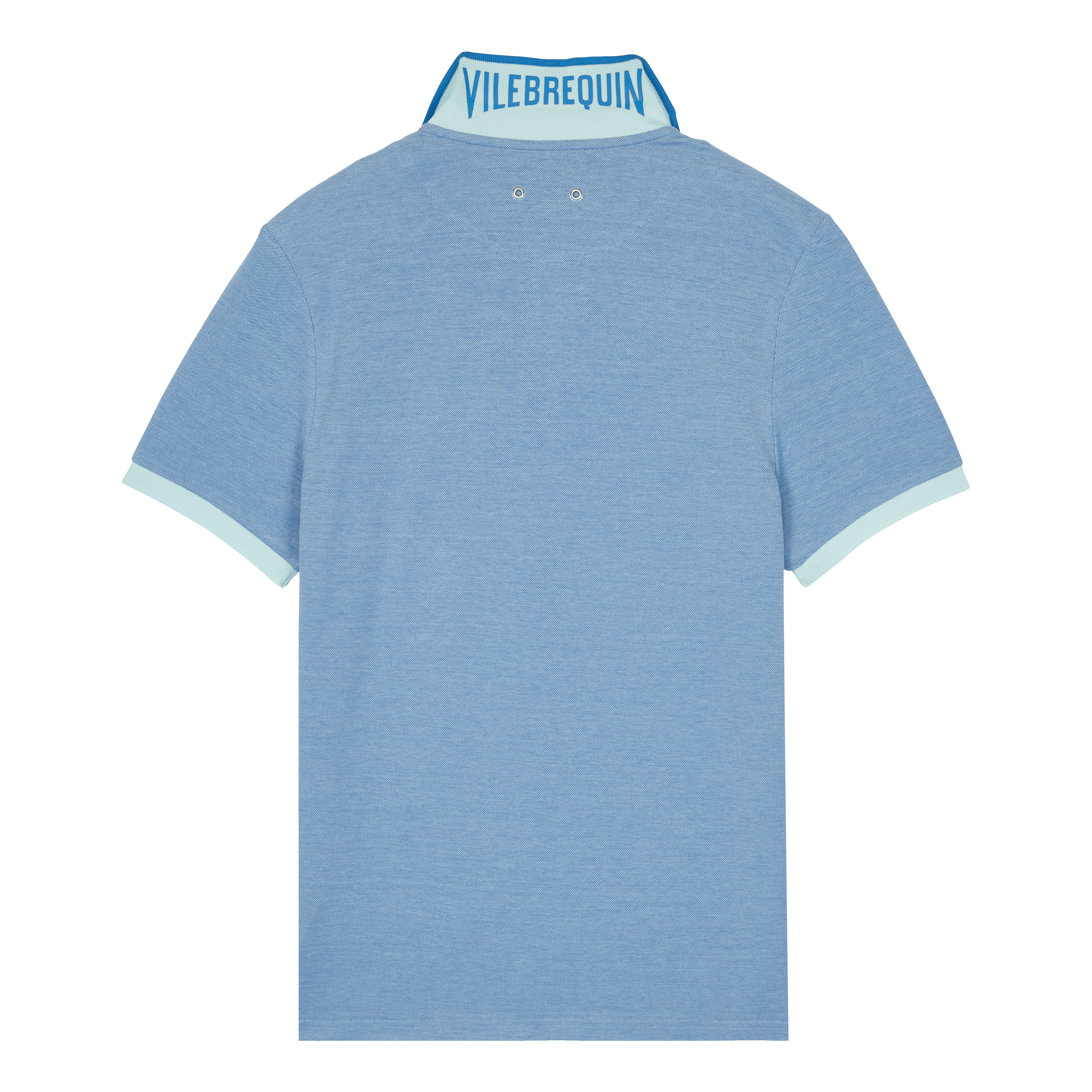 Men Cotton Changing Color Pique Polo Shirt - 2