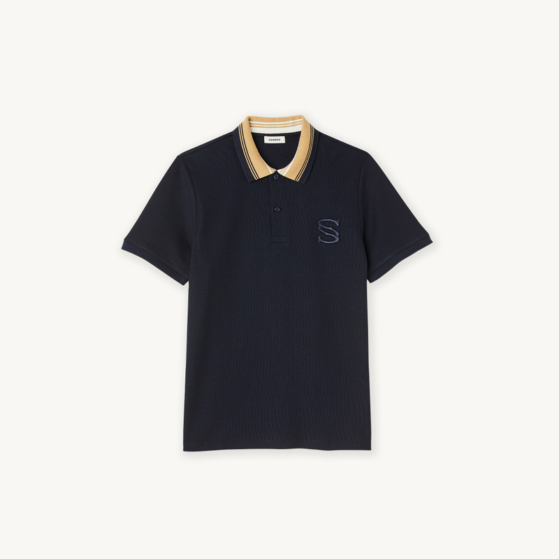 Embroidered polo shirt 1