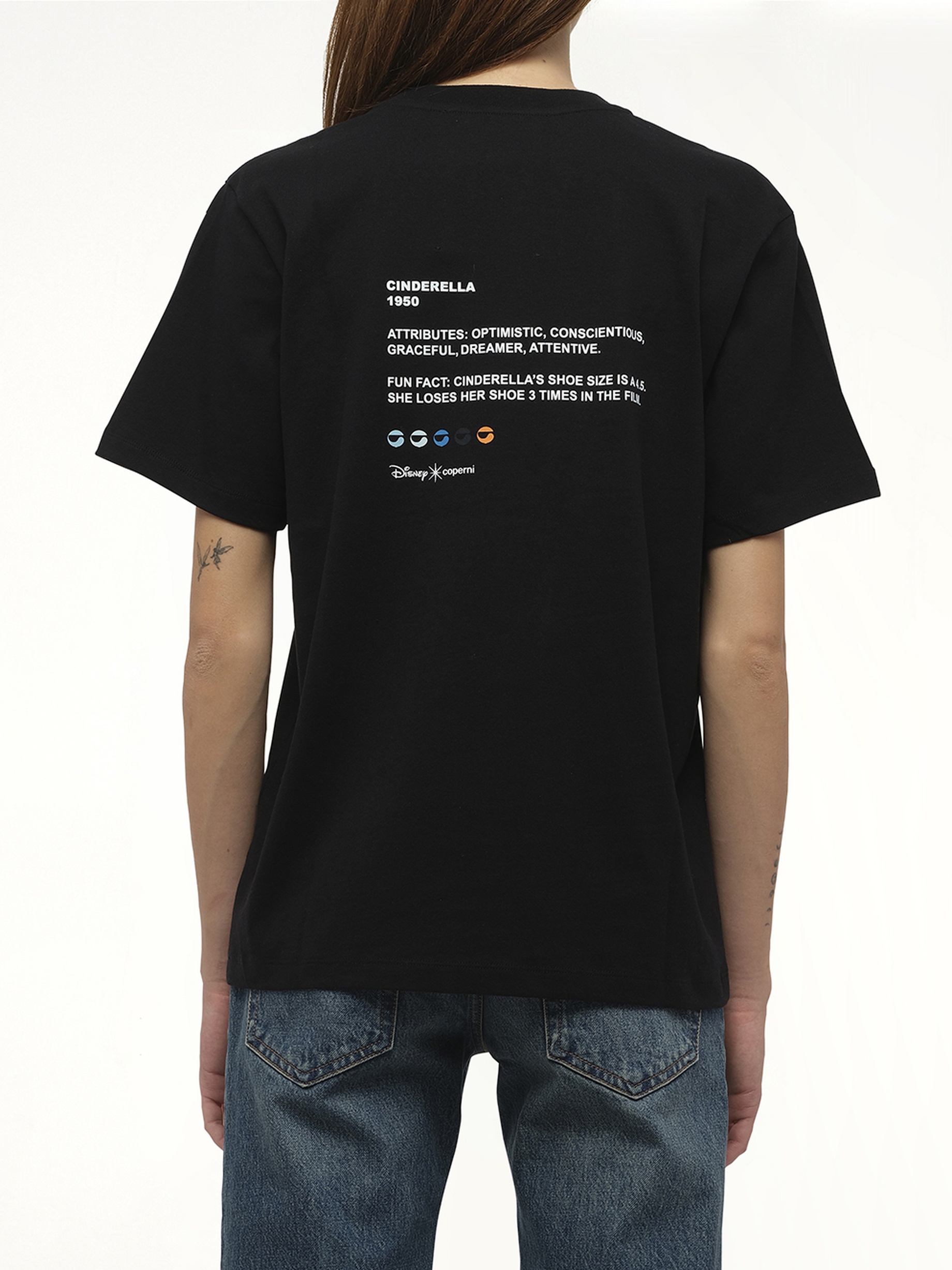 Disney x Coperni Cinderella T-Shirt in Black - 6