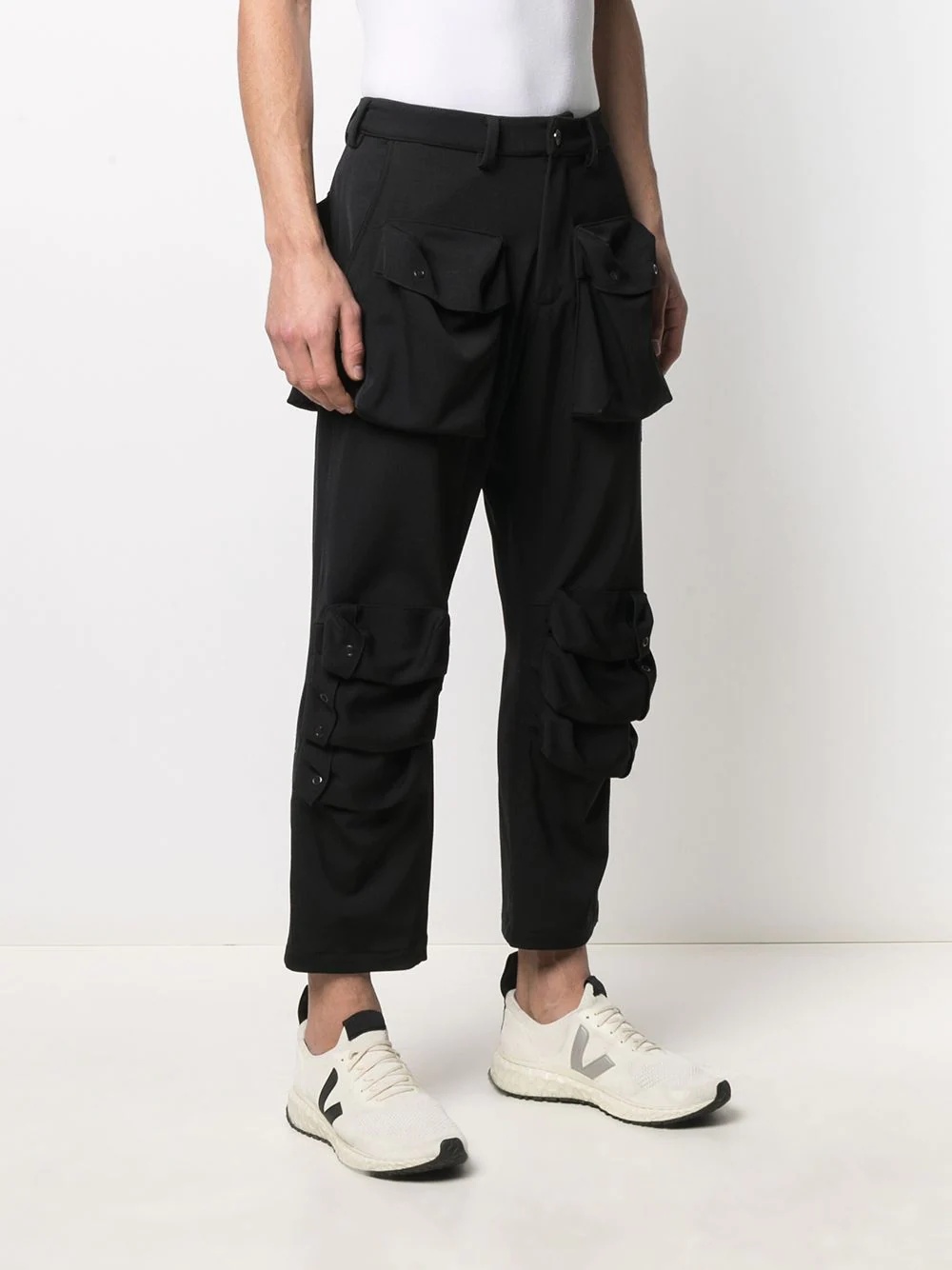 cropped util.ity trousers - 3